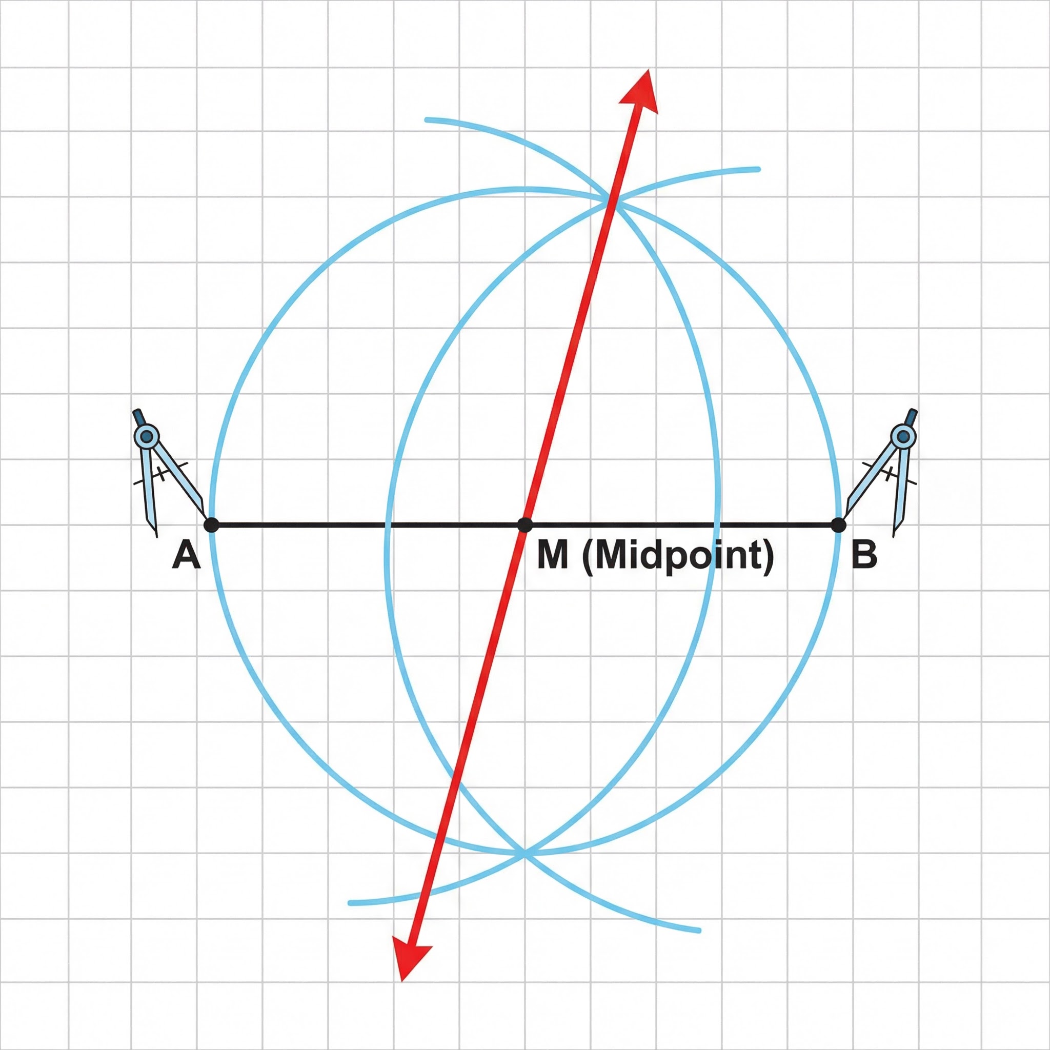 Construction of a Perpendicular Bisector