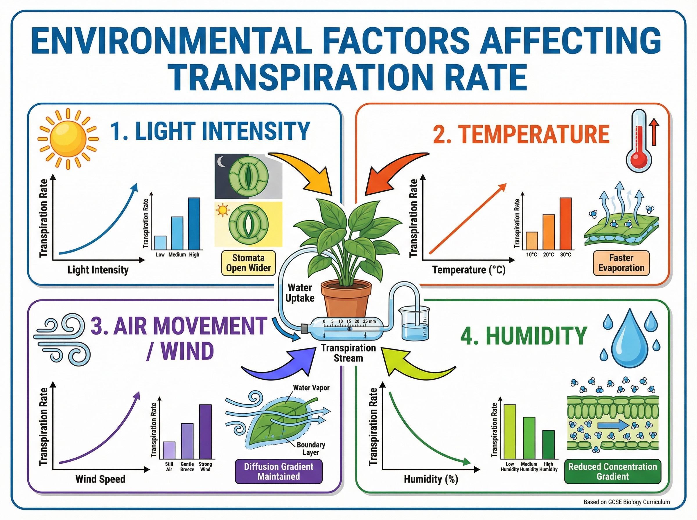 Environmental Factors Affecting Transpiration Rate