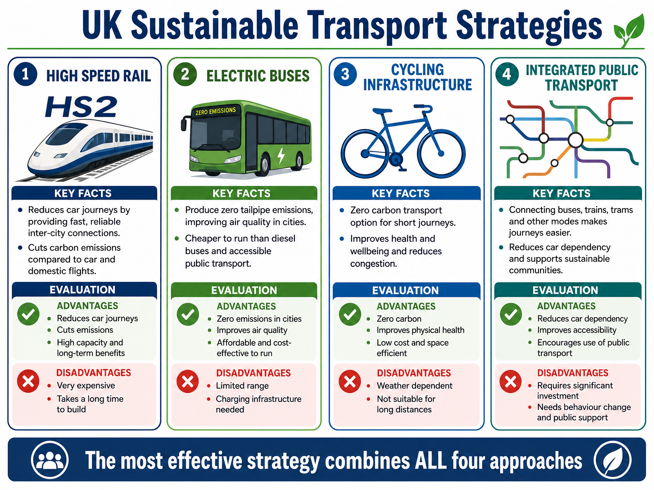 UK Sustainable Transport Strategies Evaluation