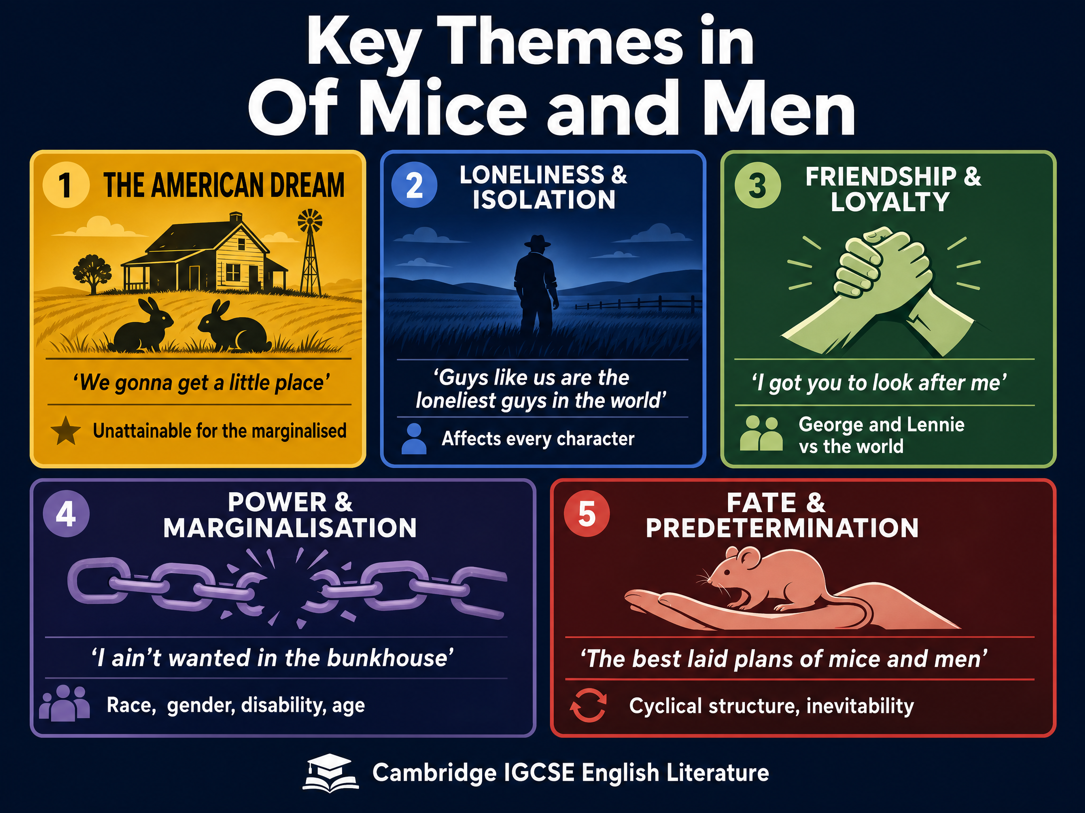 Key Themes in Of Mice and Men