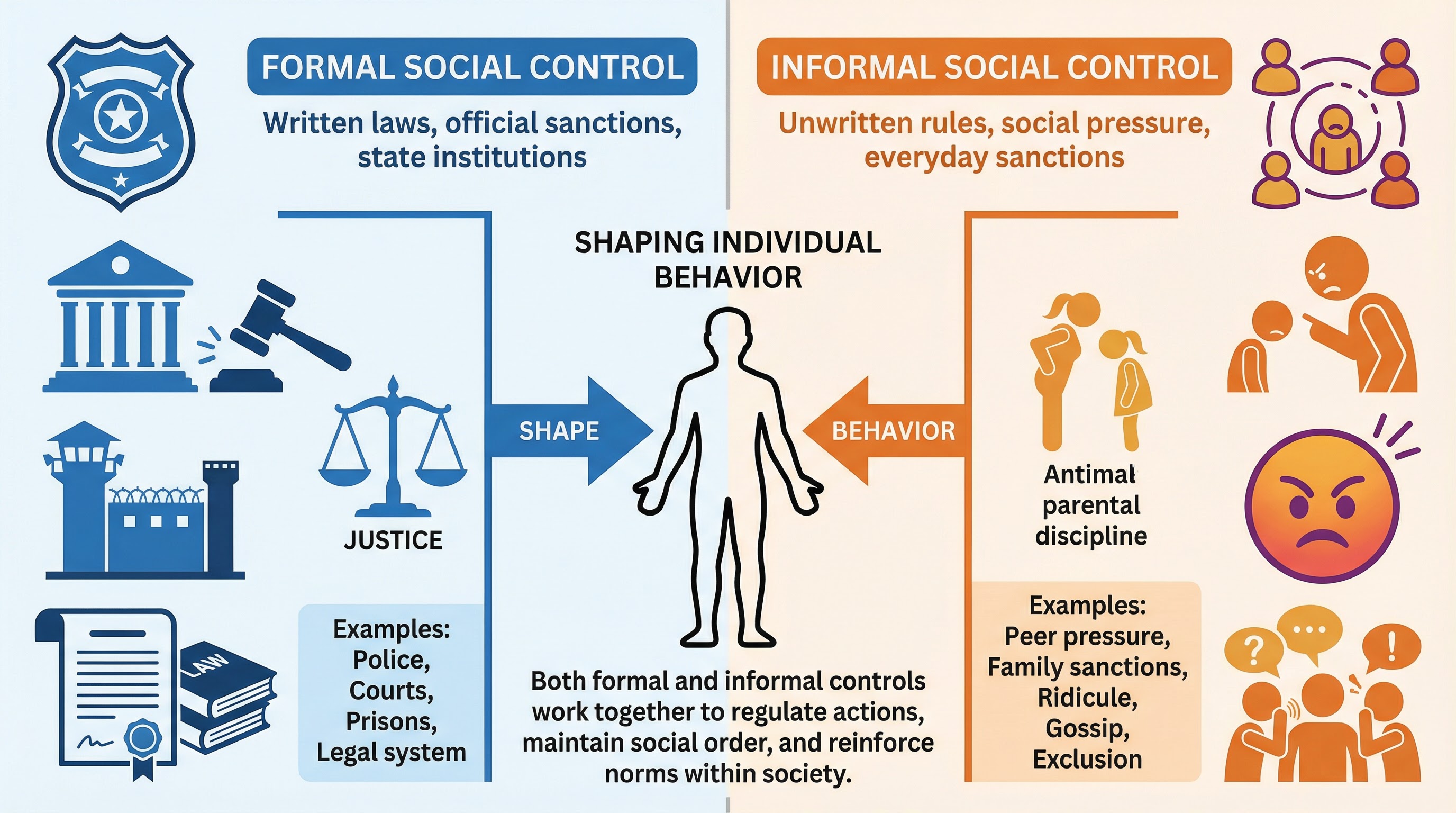 Formal vs Informal Social Control