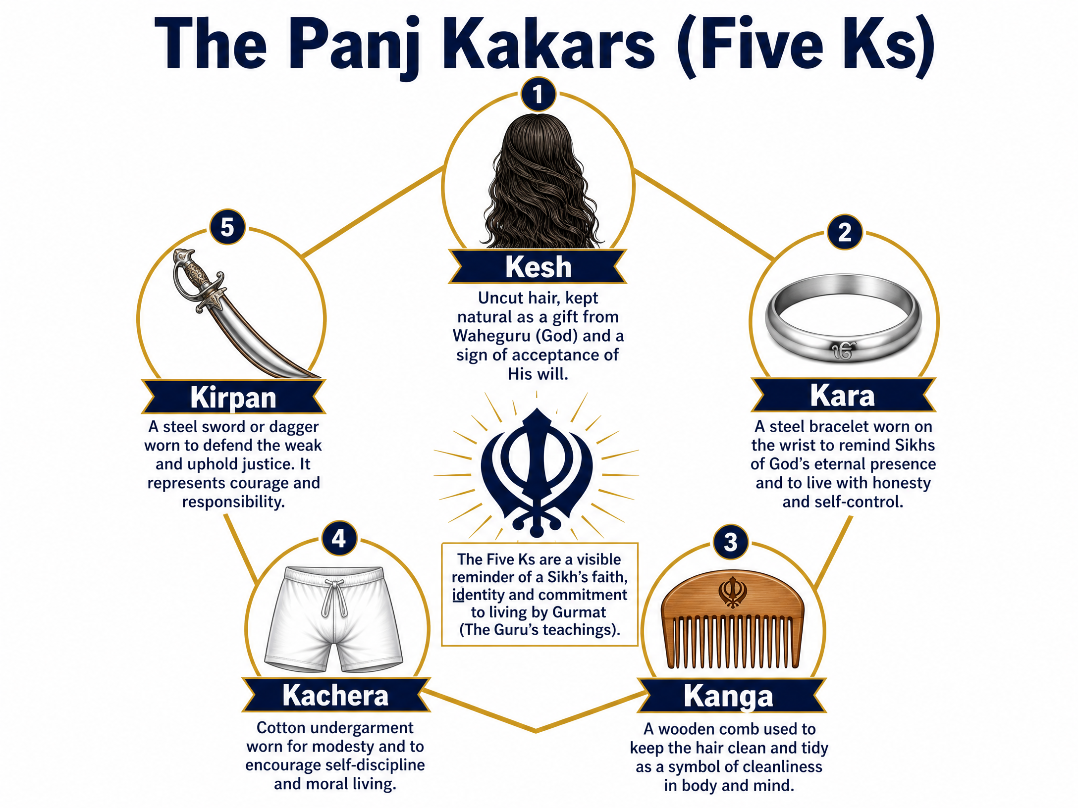 The Panj Kakars (Five Ks)