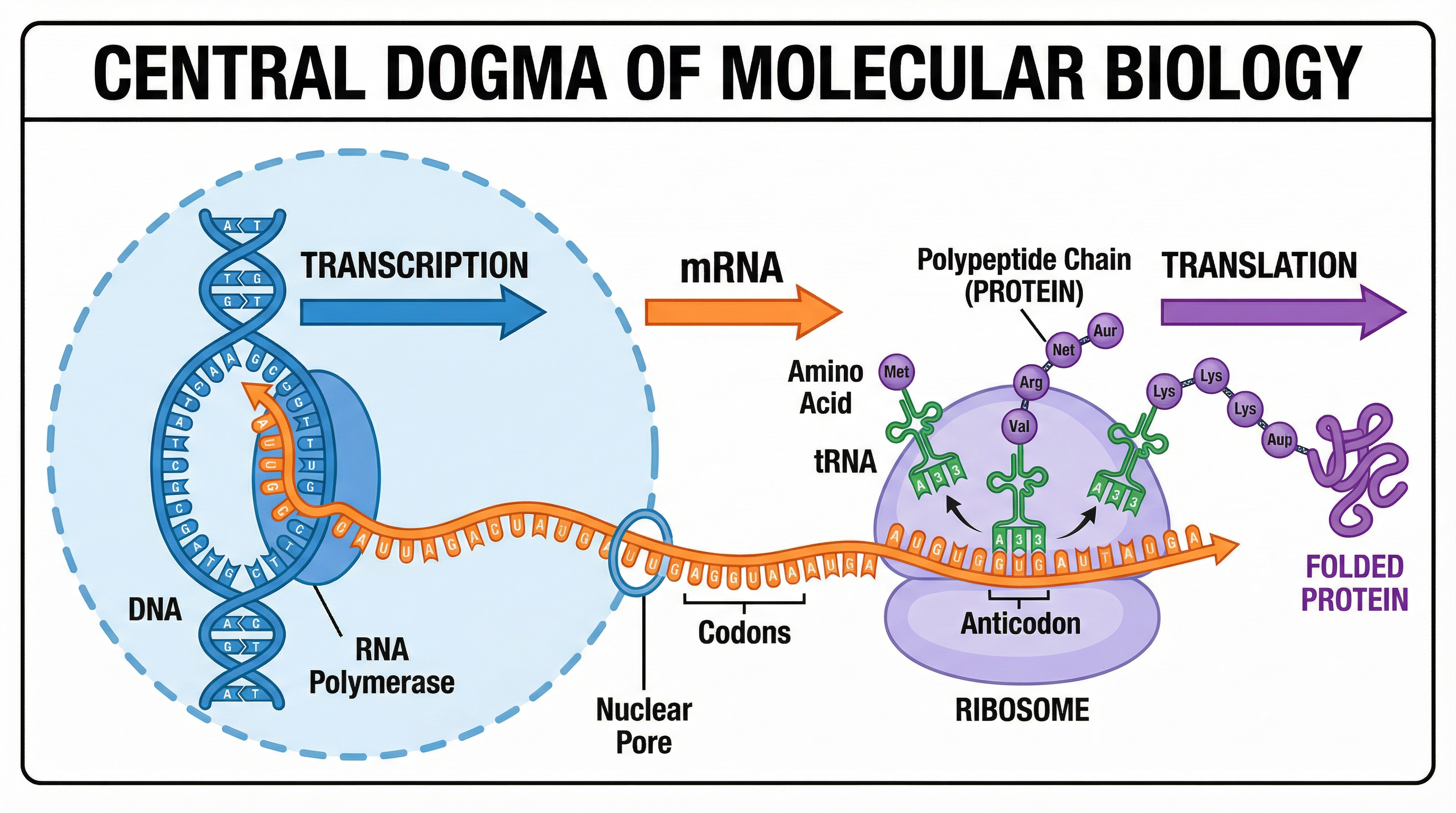 The Central Dogma of Molecular Biology