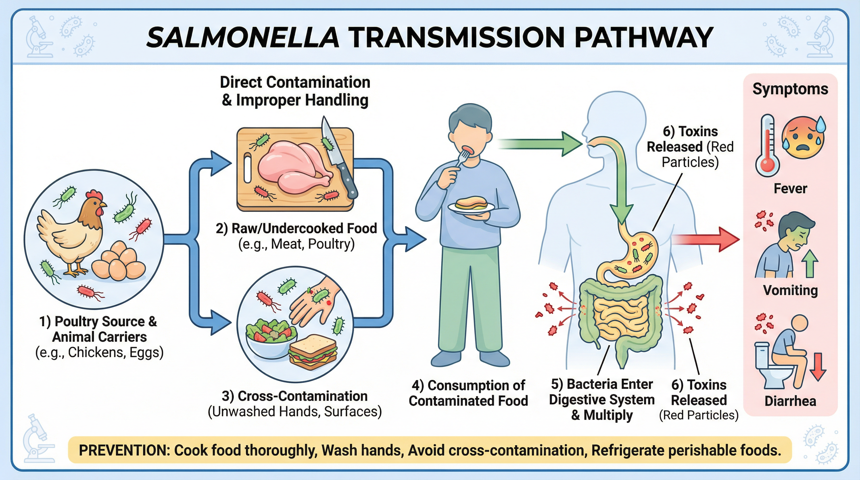 Salmonella Transmission Pathway