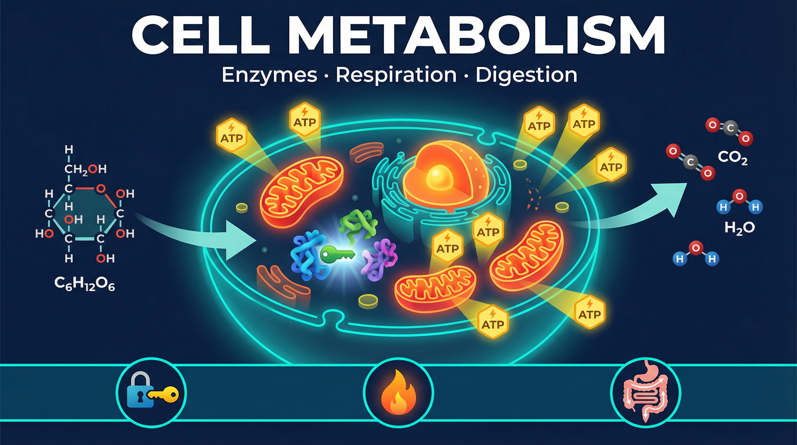Cell Metabolism: Enzymes, Respiration, and Digestion