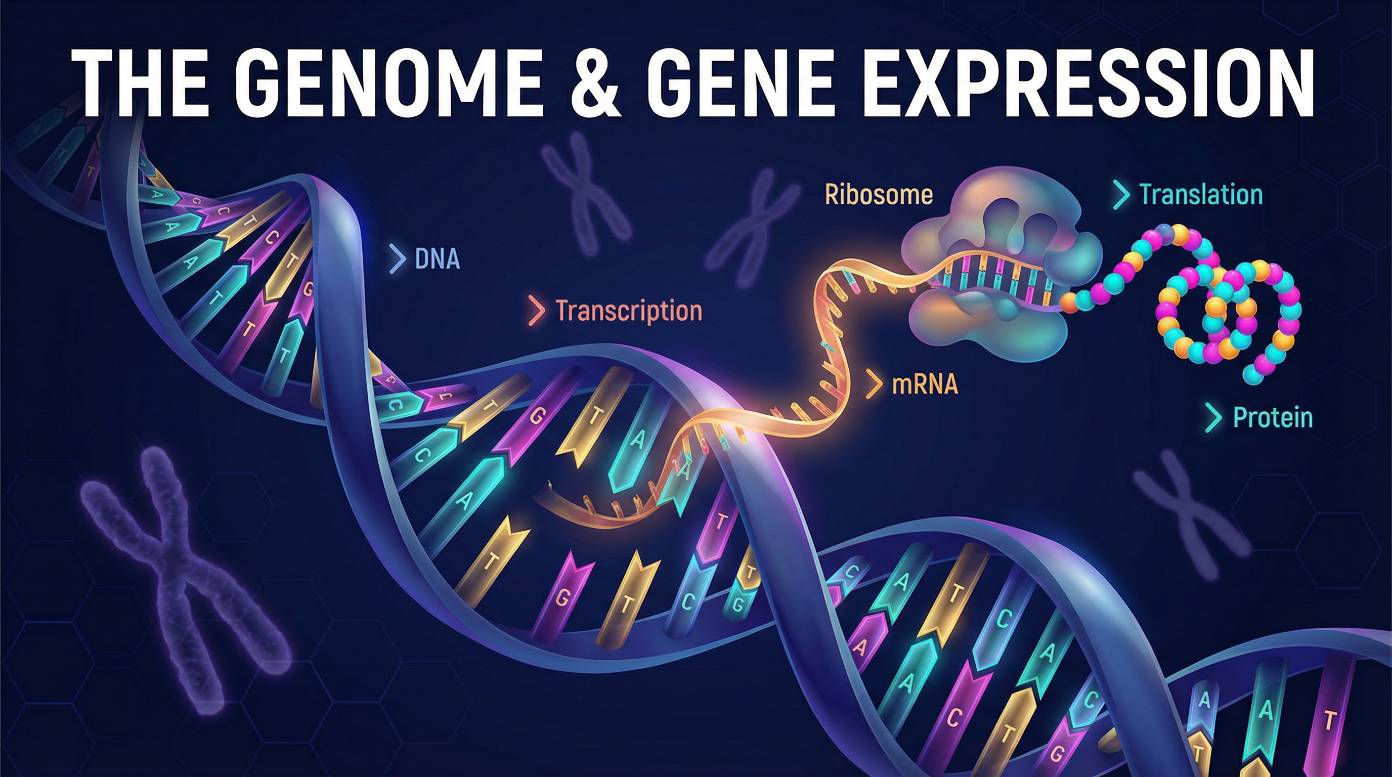 Header image for The Genome & Gene Expression