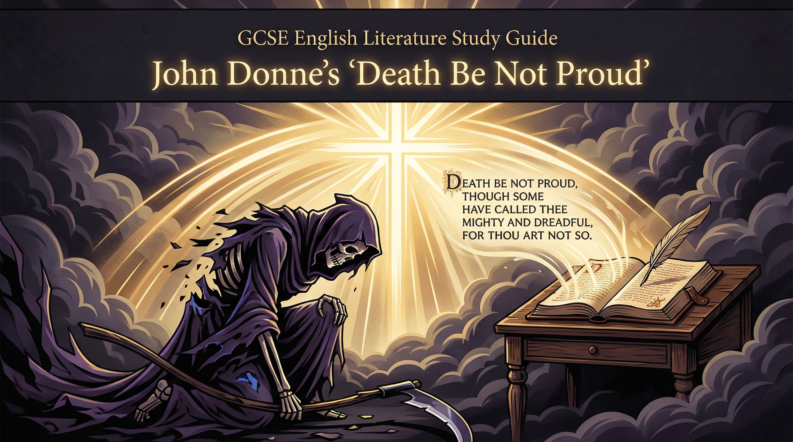 Header image for John Donne's 'Death Be Not Proud'