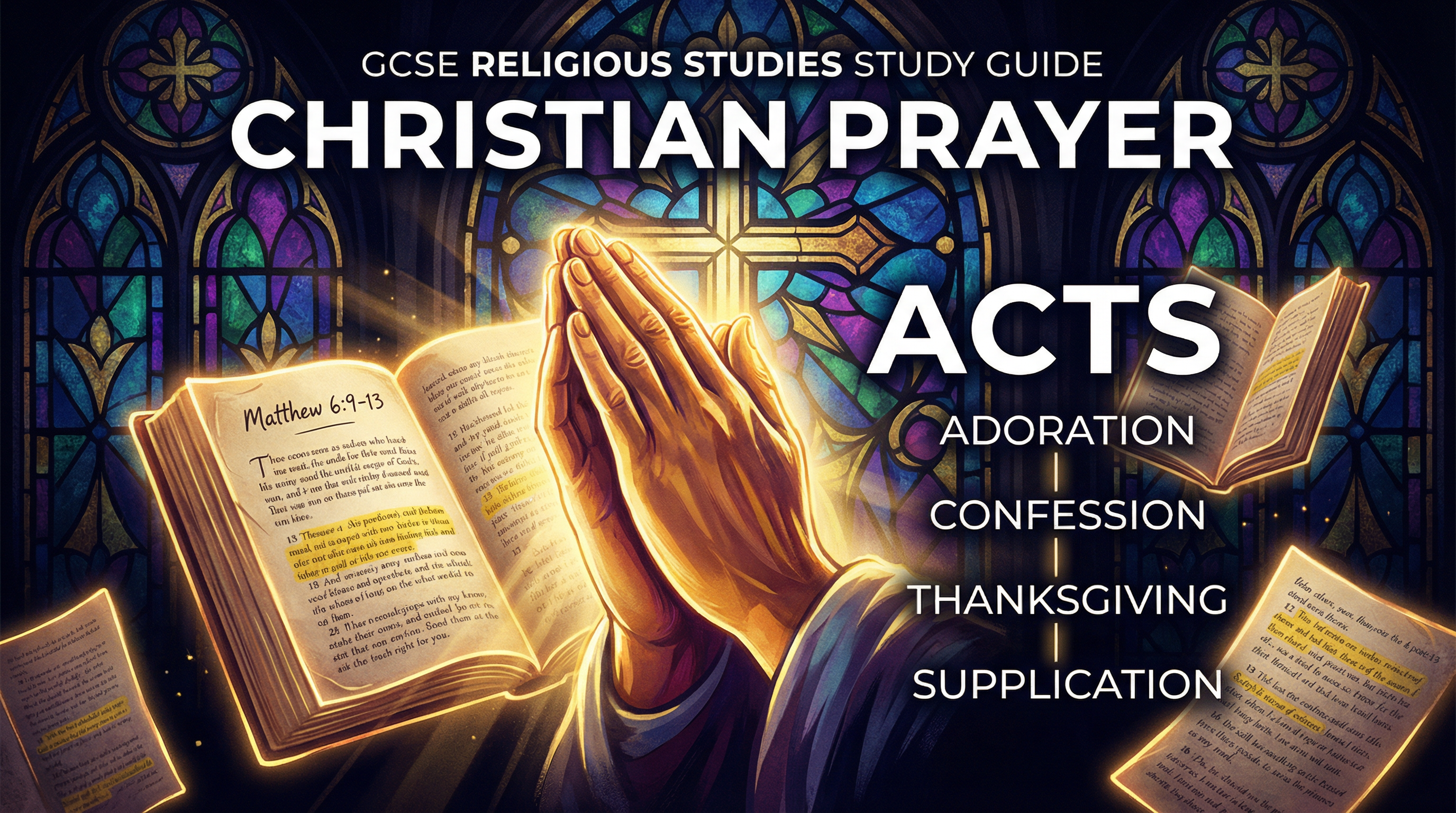 GCSE Religious Studies — Christian Prayer Study Guide Header