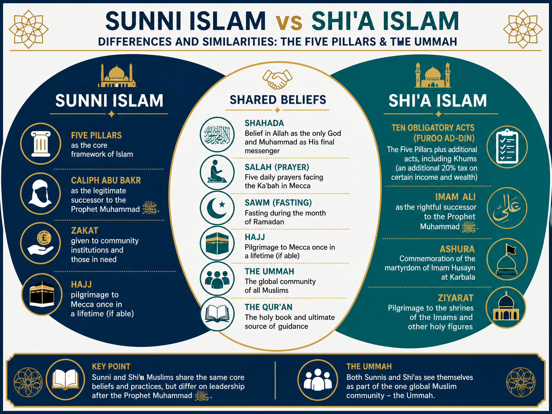 Sunni vs Shi'a Practices