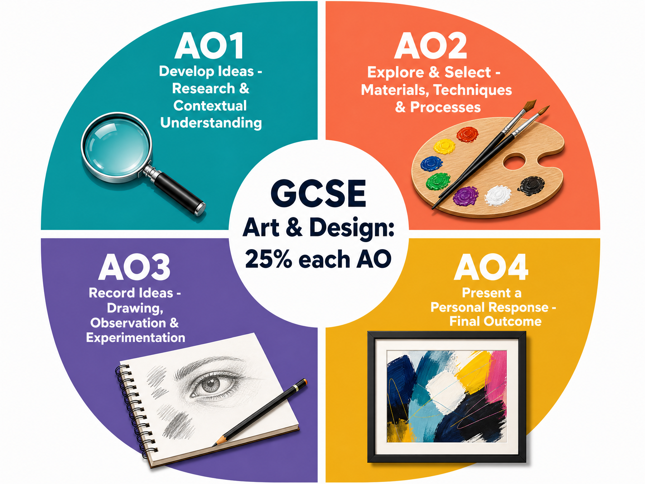 GCSE Art and Design Assessment Objectives Breakdown