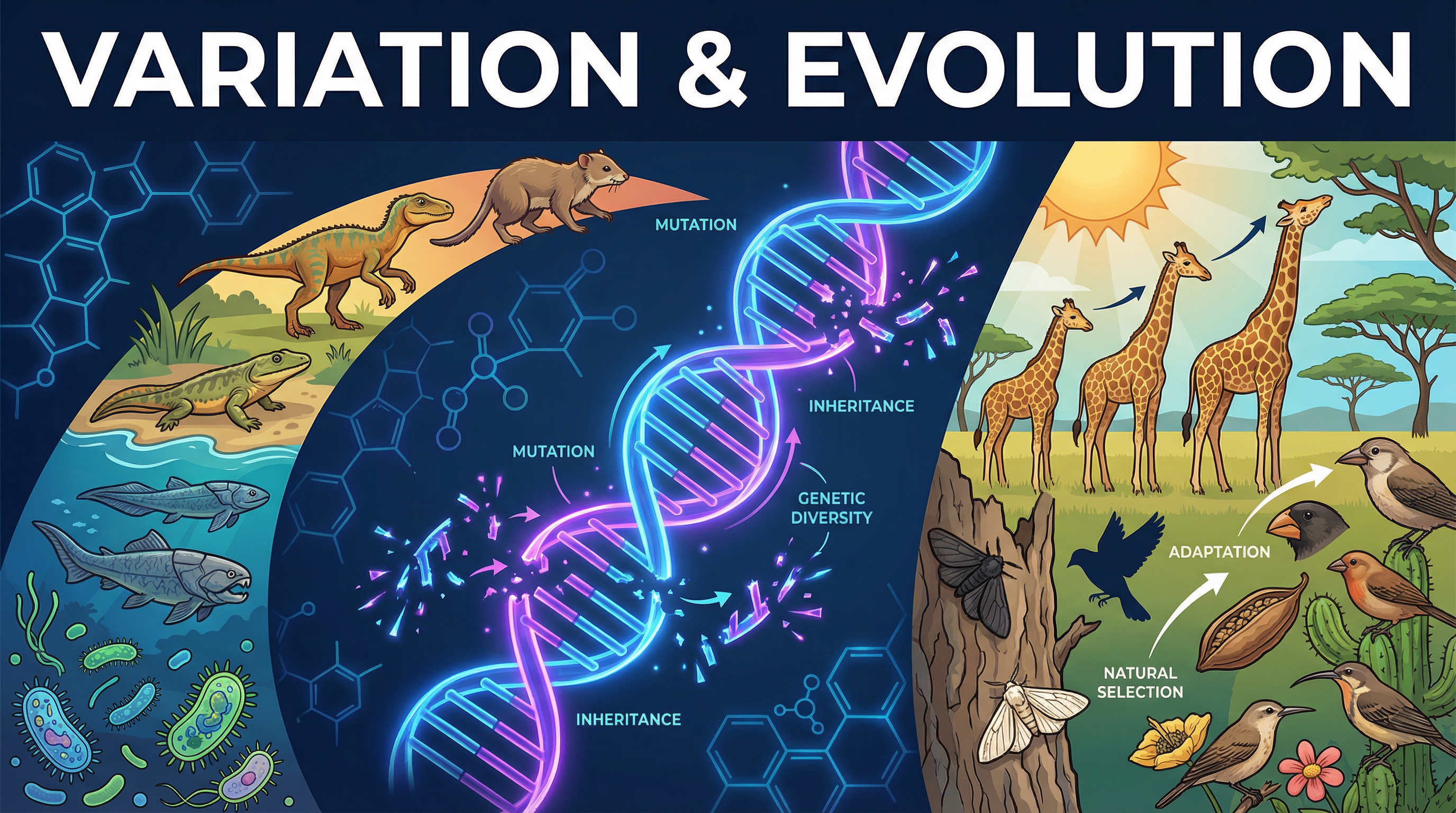 Header image for Variation and Evolution