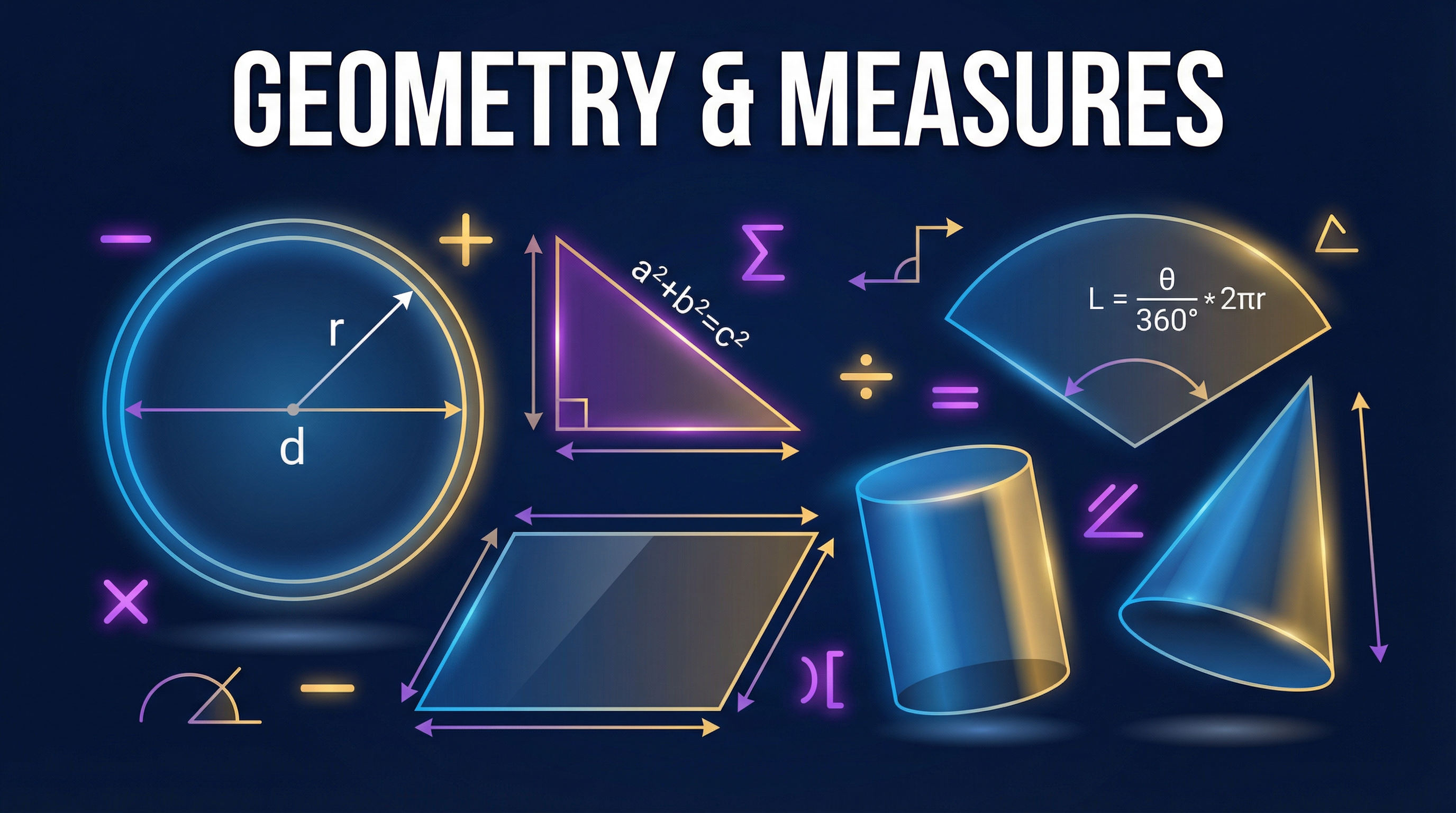 Geometry & Measures: Core Concepts