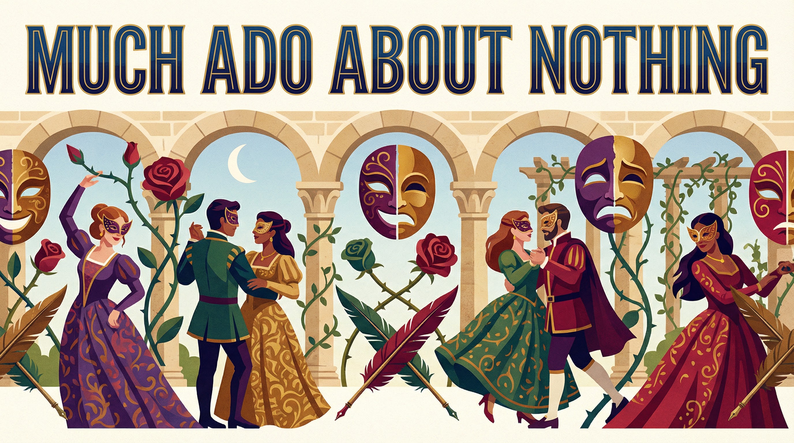 Much Ado About Nothing: A comedy of wit, deception, and observation