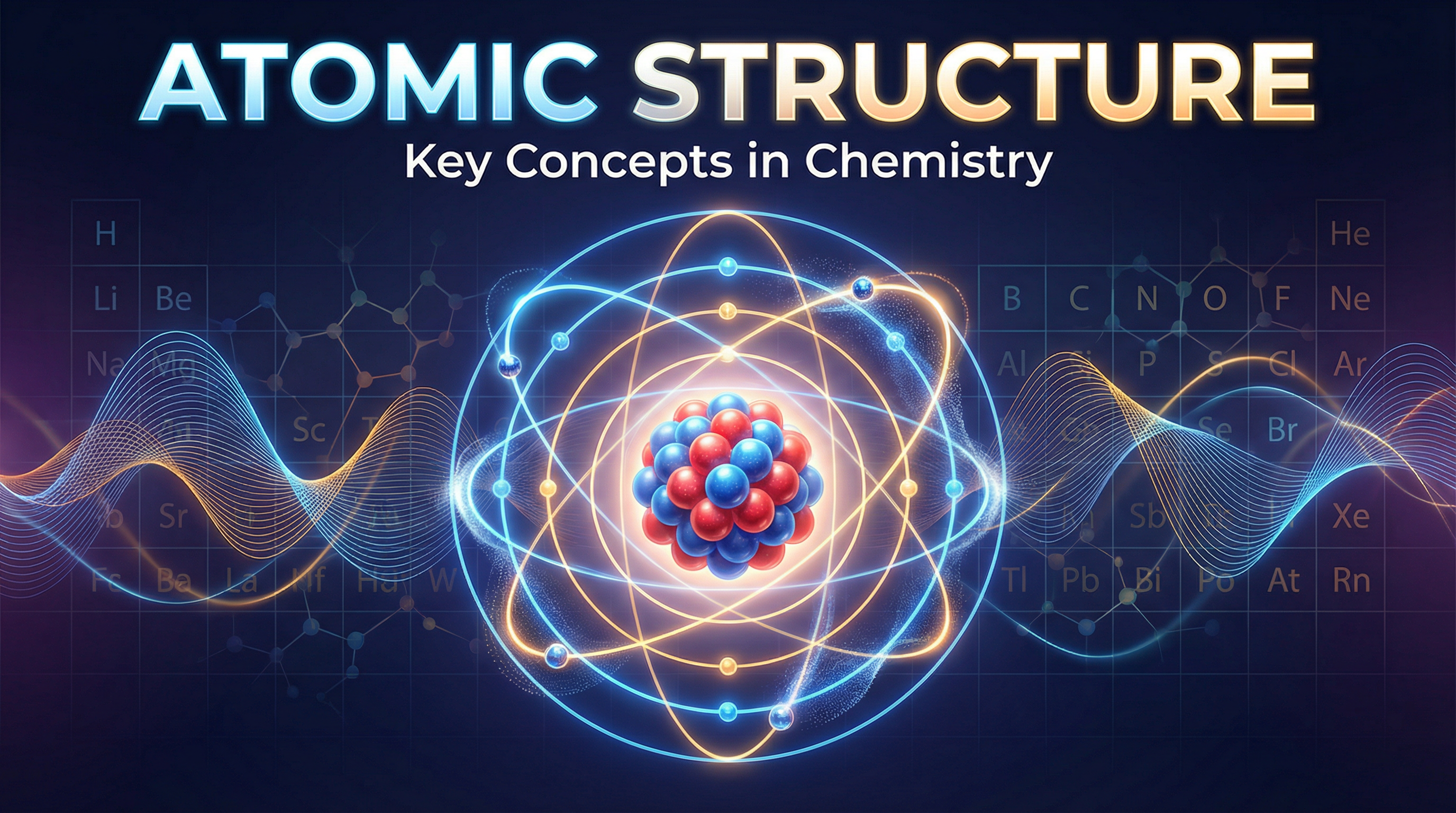 Header image for Key Concepts in Chemistry: Atomic Structure