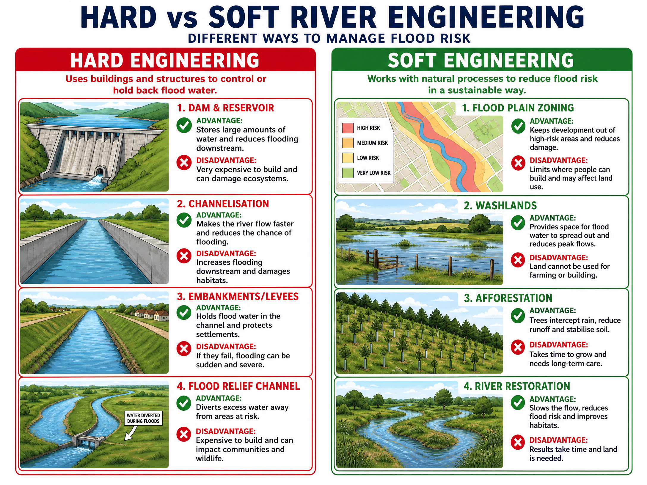 Hard vs Soft River Engineering
