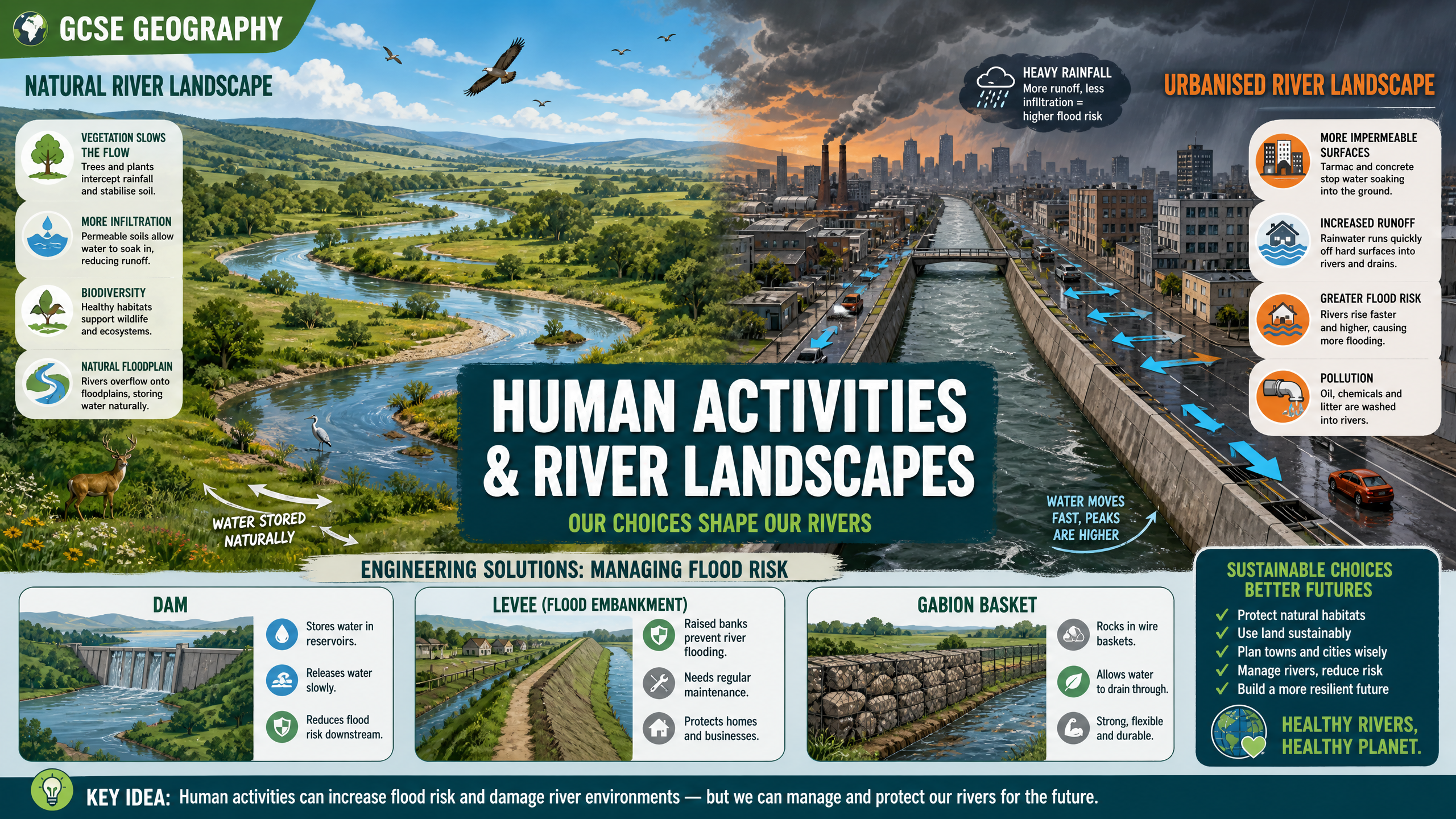 Human Activities & River Landscapes