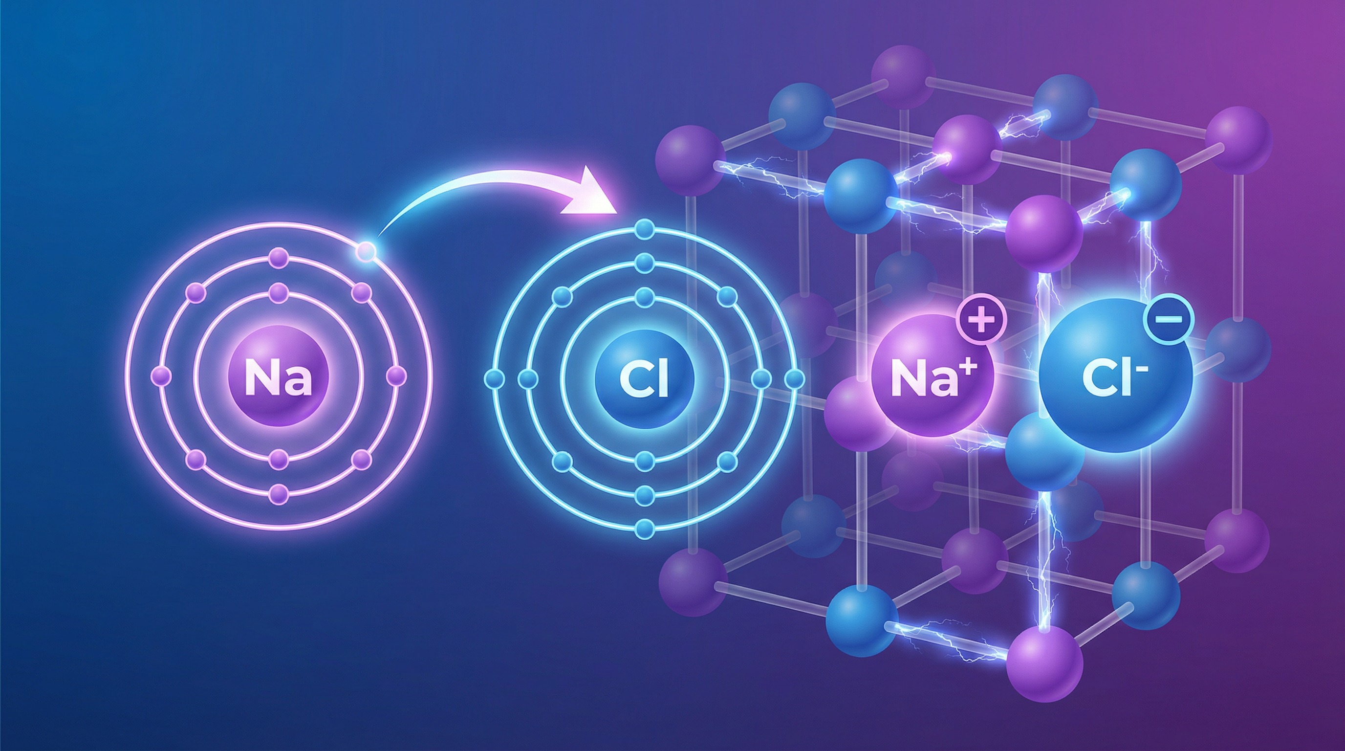 Header image for Ions and Ionic Bonding.