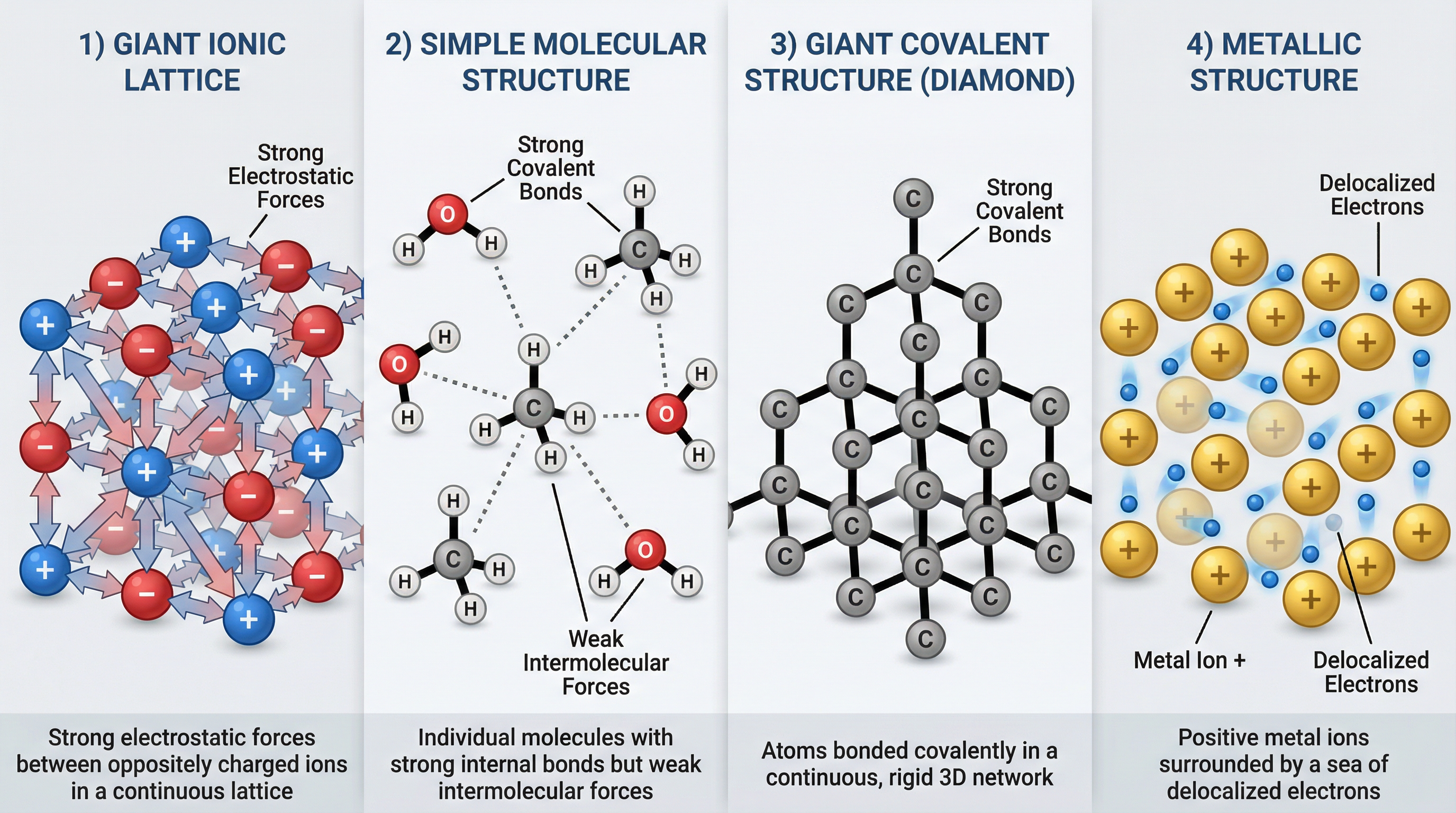 Comparison of Bonding Structures