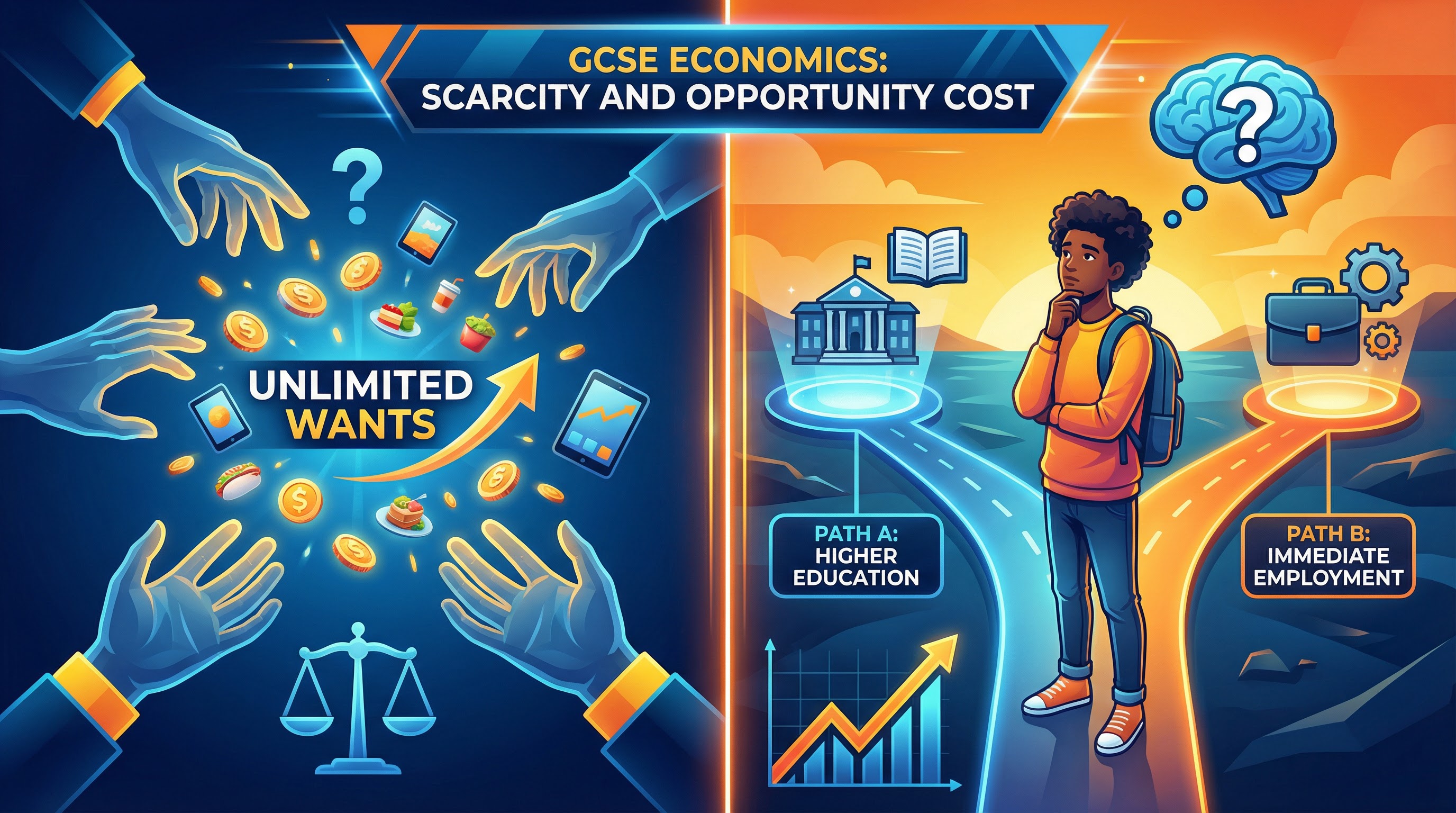 Header image for Scarcity and Opportunity Cost