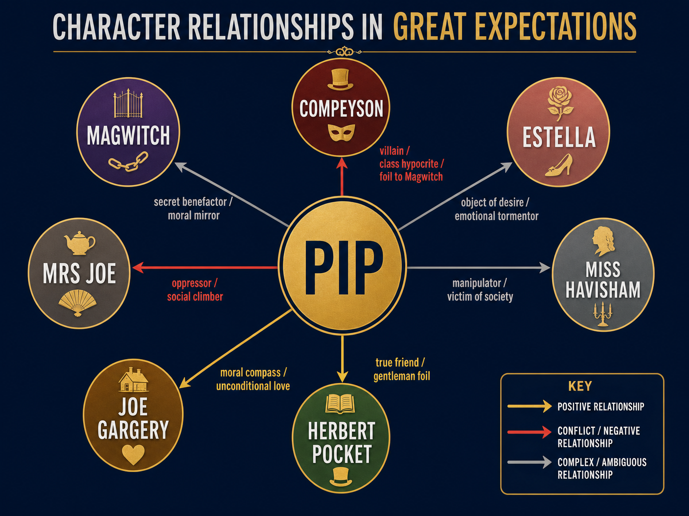 Character Relationships in Great Expectations