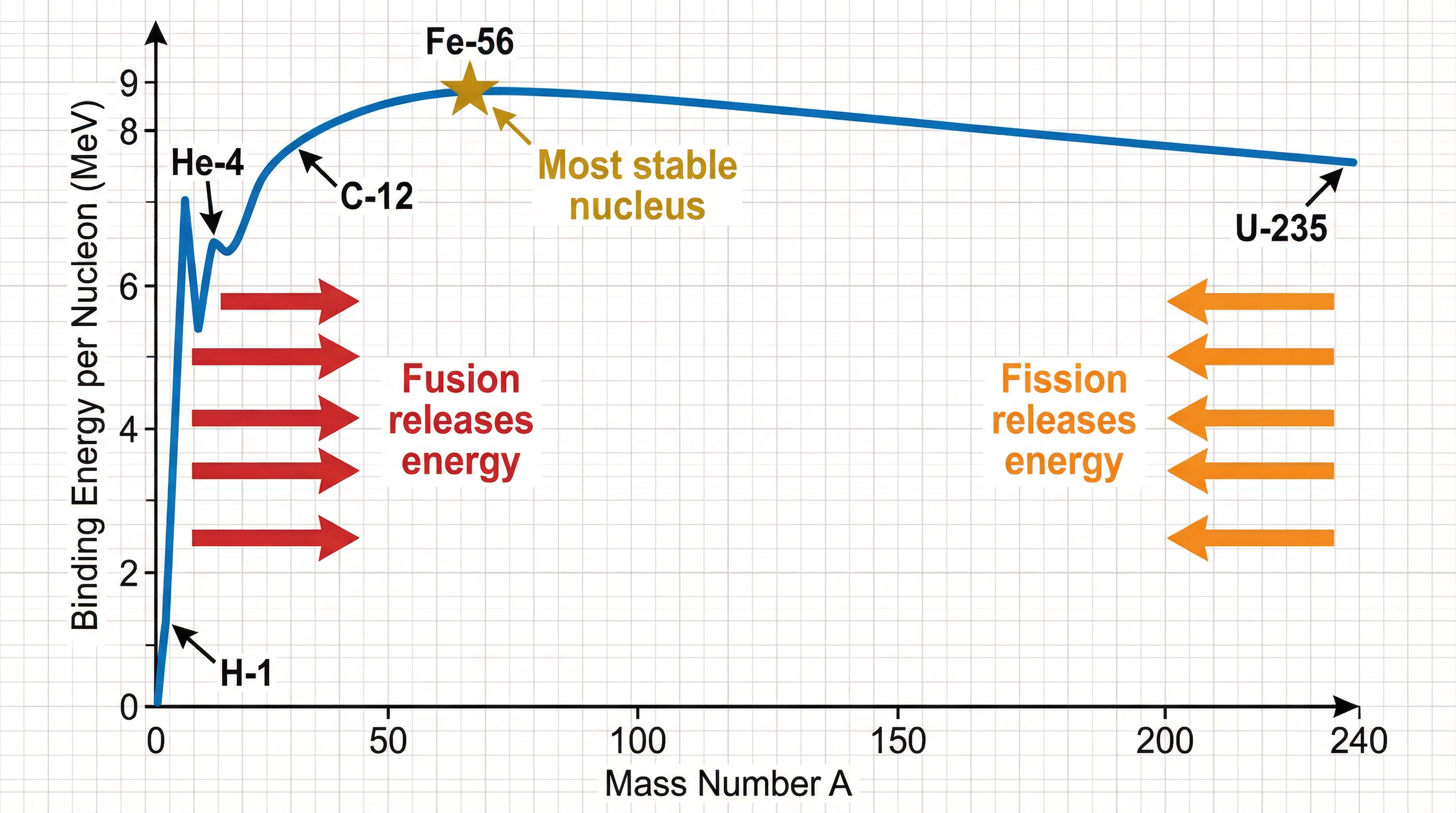 The Binding Energy Per Nucleon Curve