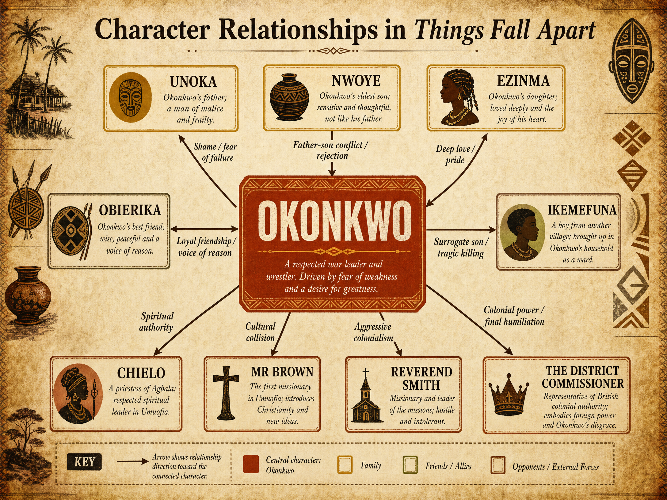 Character Relationships in Things Fall Apart
