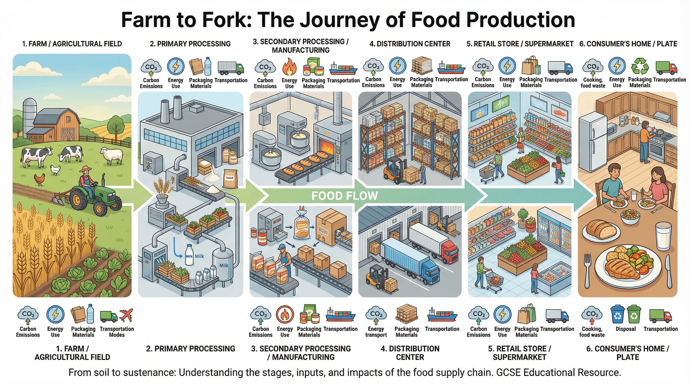 The Farm to Fork Journey