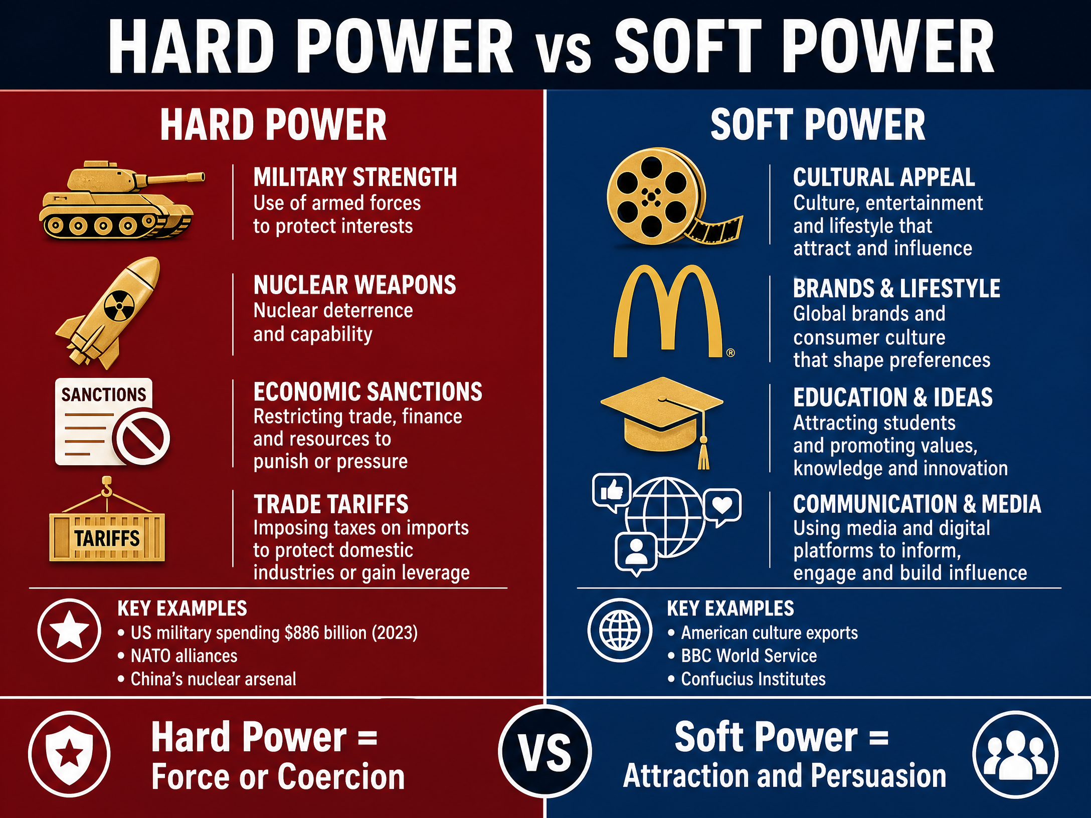Hard Power vs Soft Power
