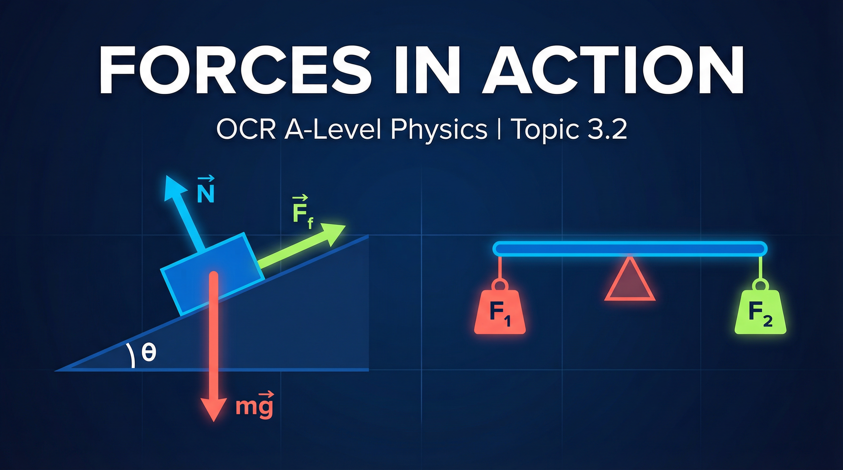 Header image for OCR A-Level Physics: Forces in Action (3.2)