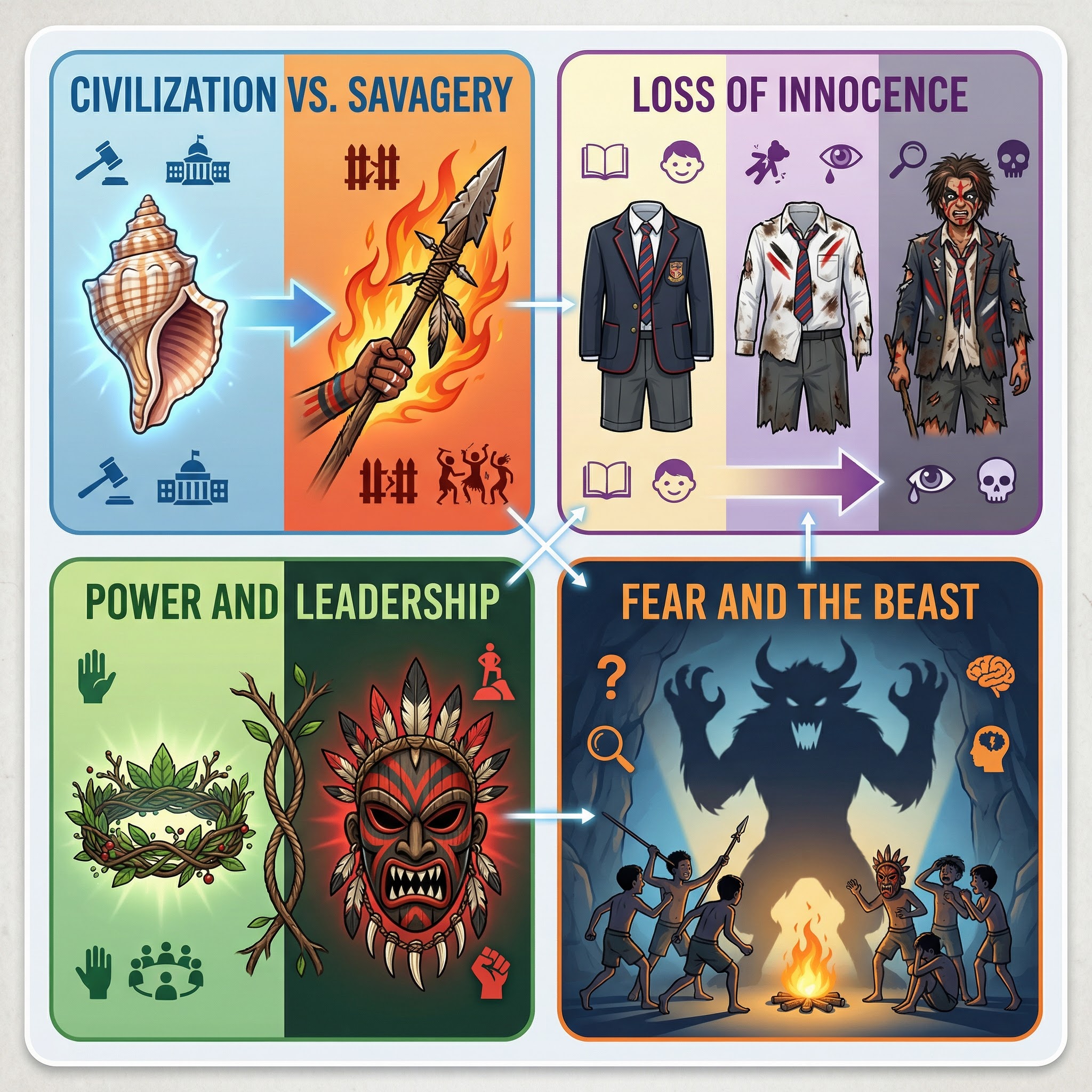 Major Themes in Lord of the Flies