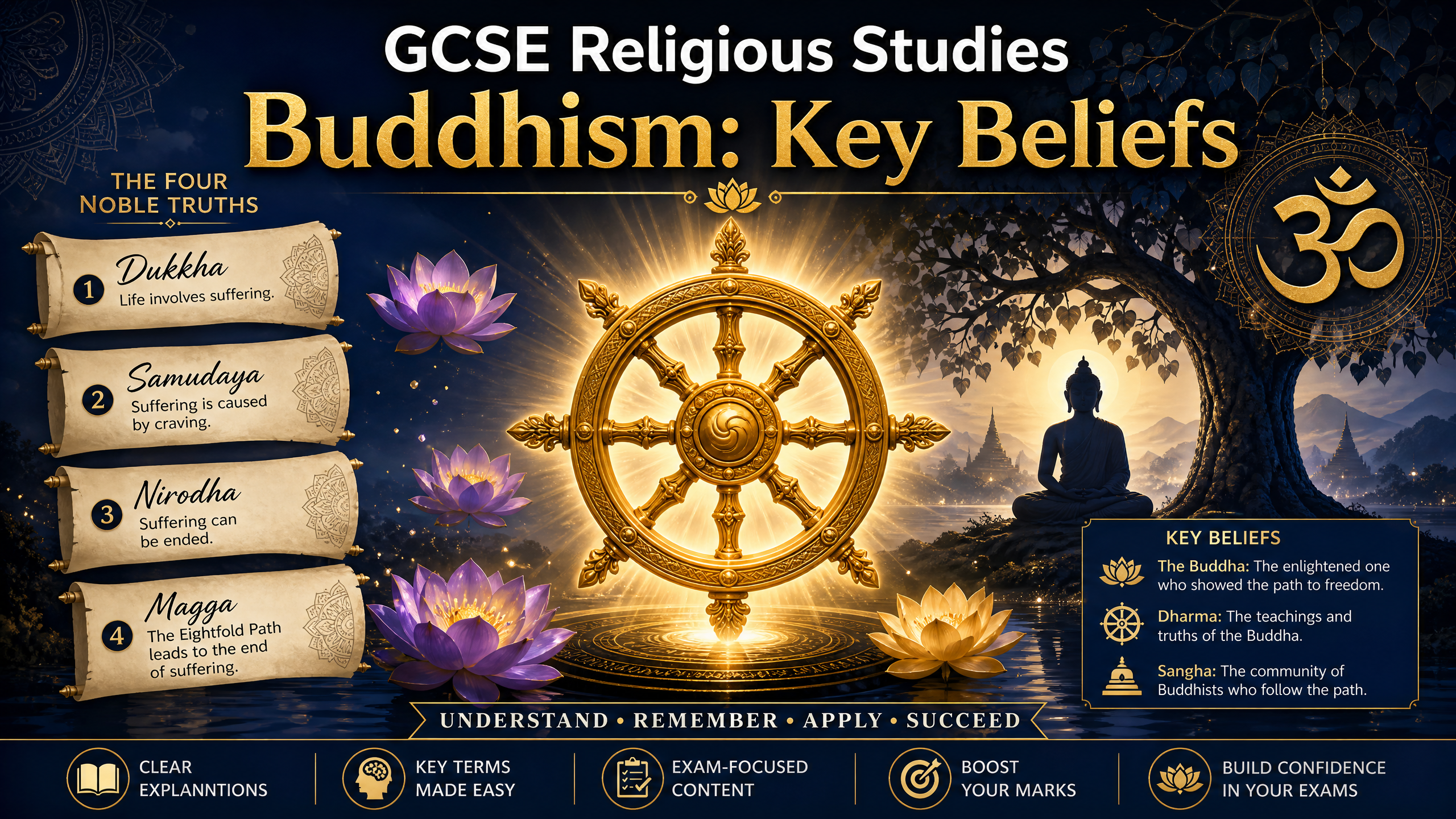 GCSE Religious Studies: Buddhism Key Beliefs