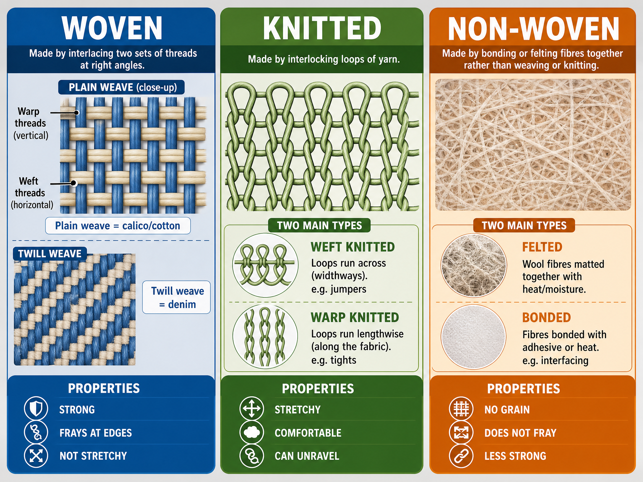 Textile Construction Methods