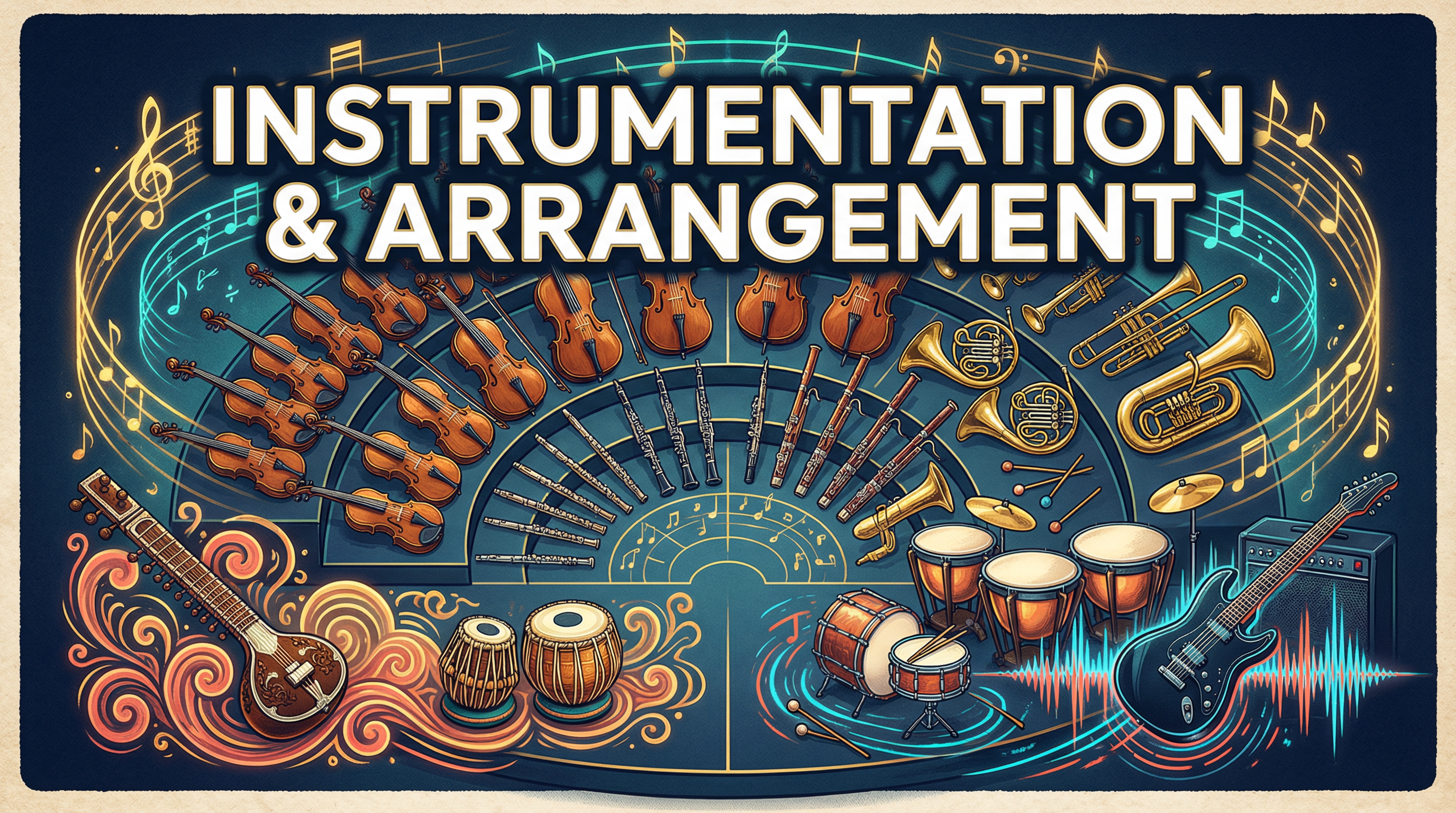 Header image for OCR GCSE Music: Instrumentation & Arrangement.