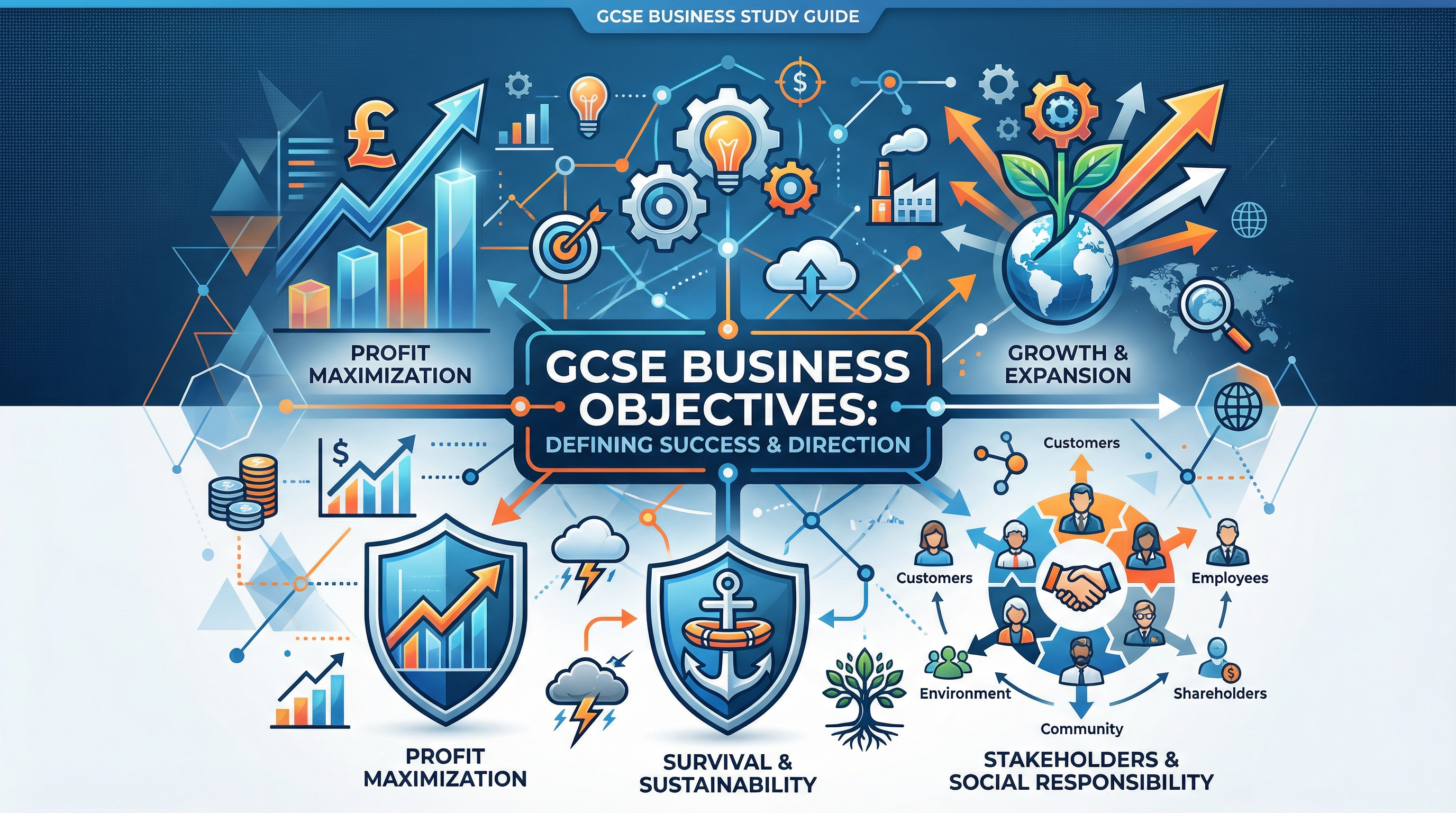 Header image for AQA GCSE Business Objectives