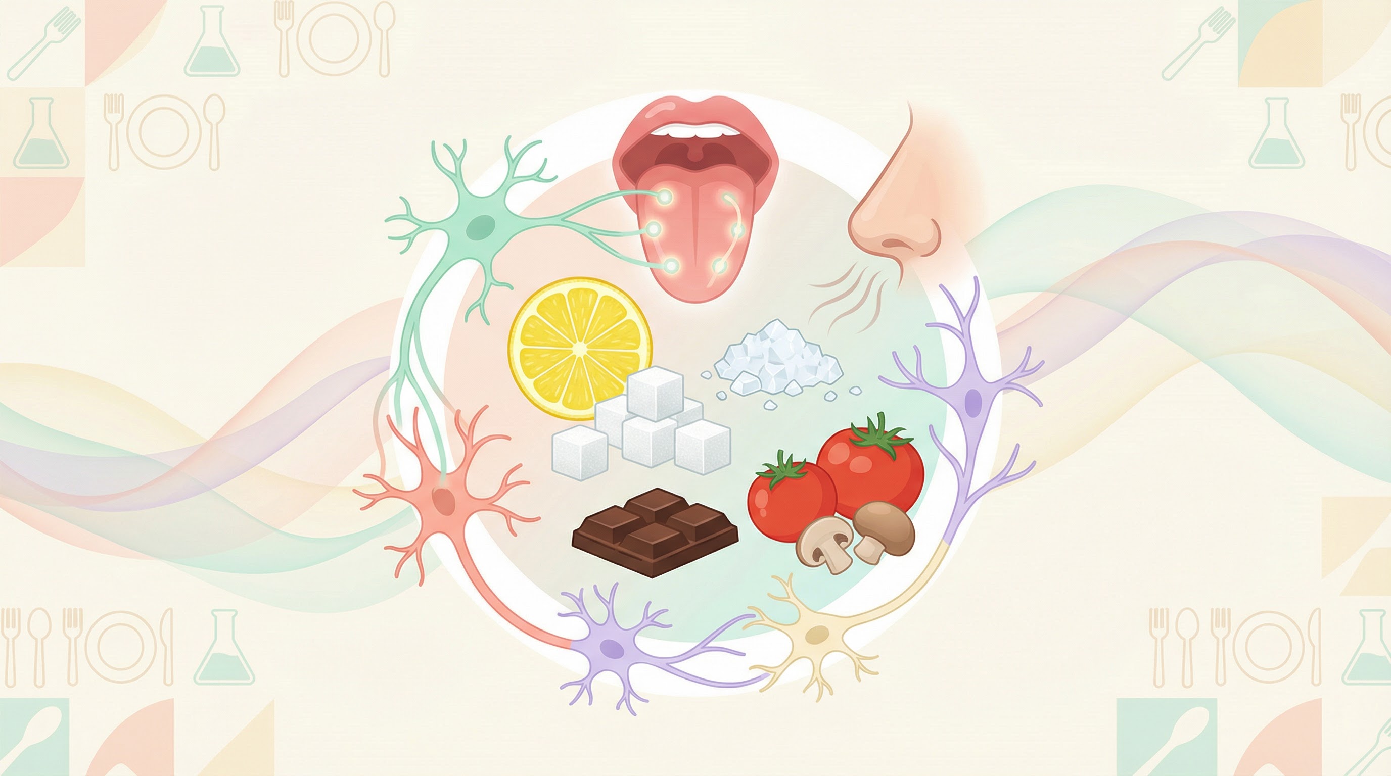 The science of how we perceive food combines taste, aroma, and other sensory inputs.