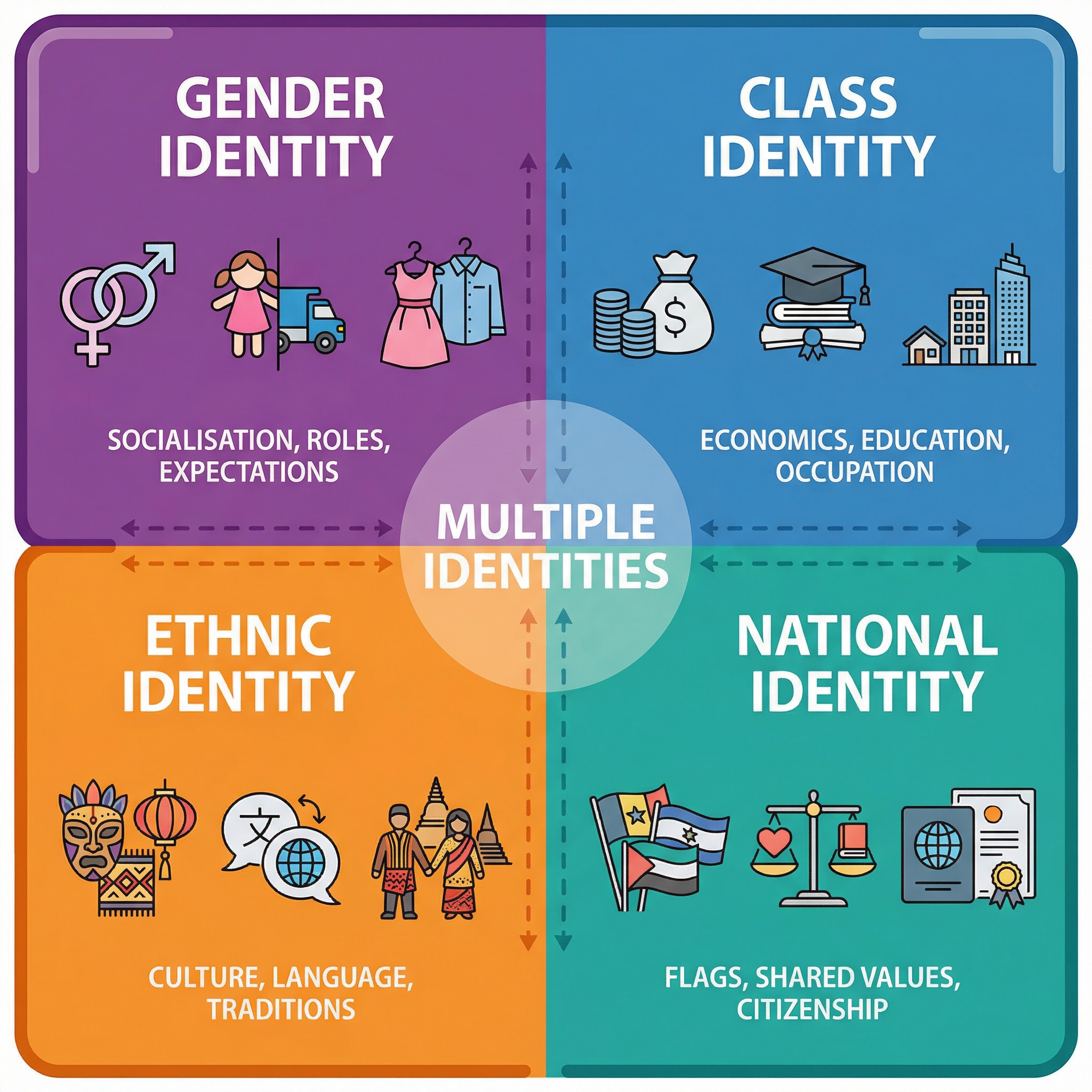 Four Key Types of Social Identity