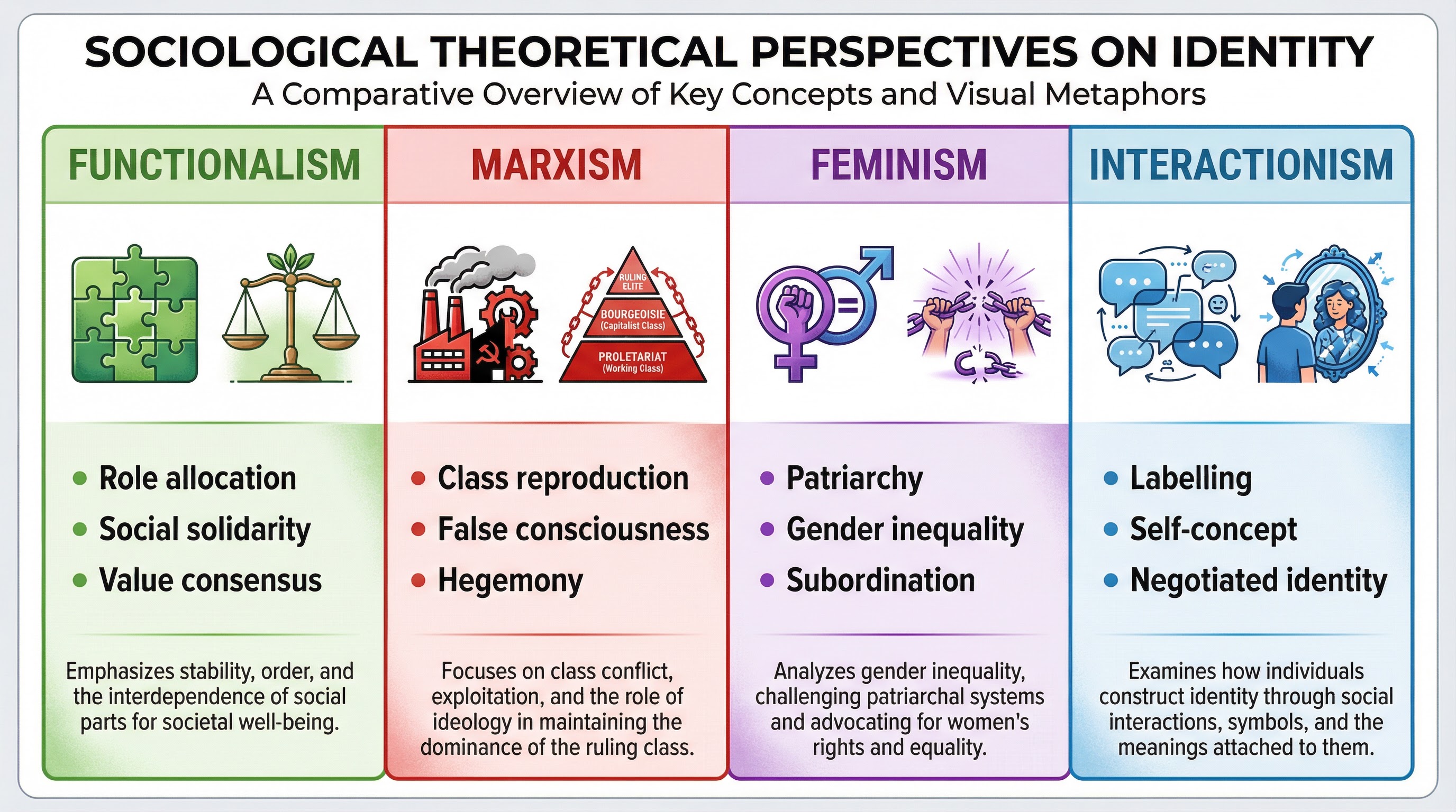 Sociological Theoretical Perspectives on Identity