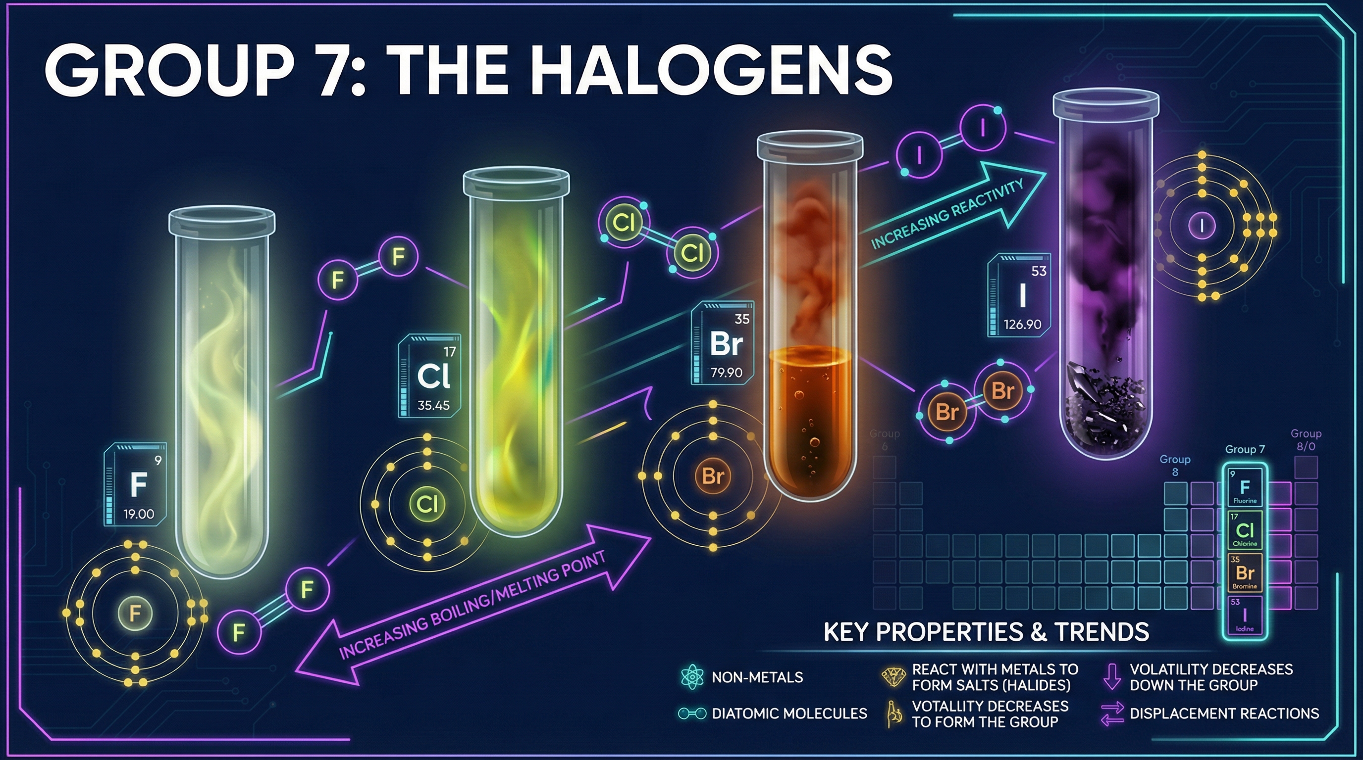 Header image for Group 7: The Halogens