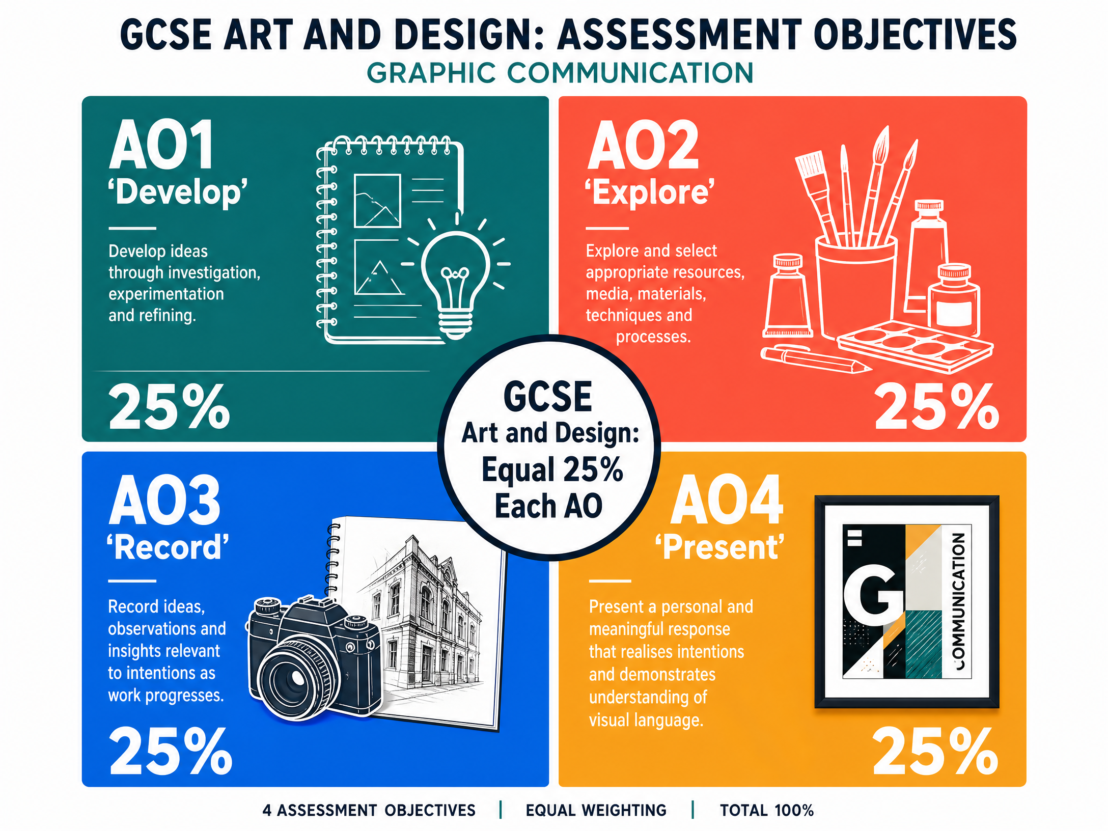 Assessment Objectives breakdown