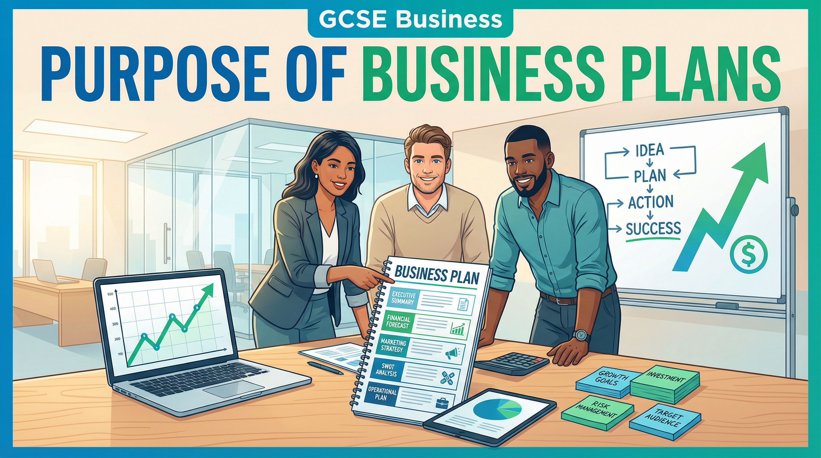 Header image for WJEC GCSE Business: Purpose of Business Plans