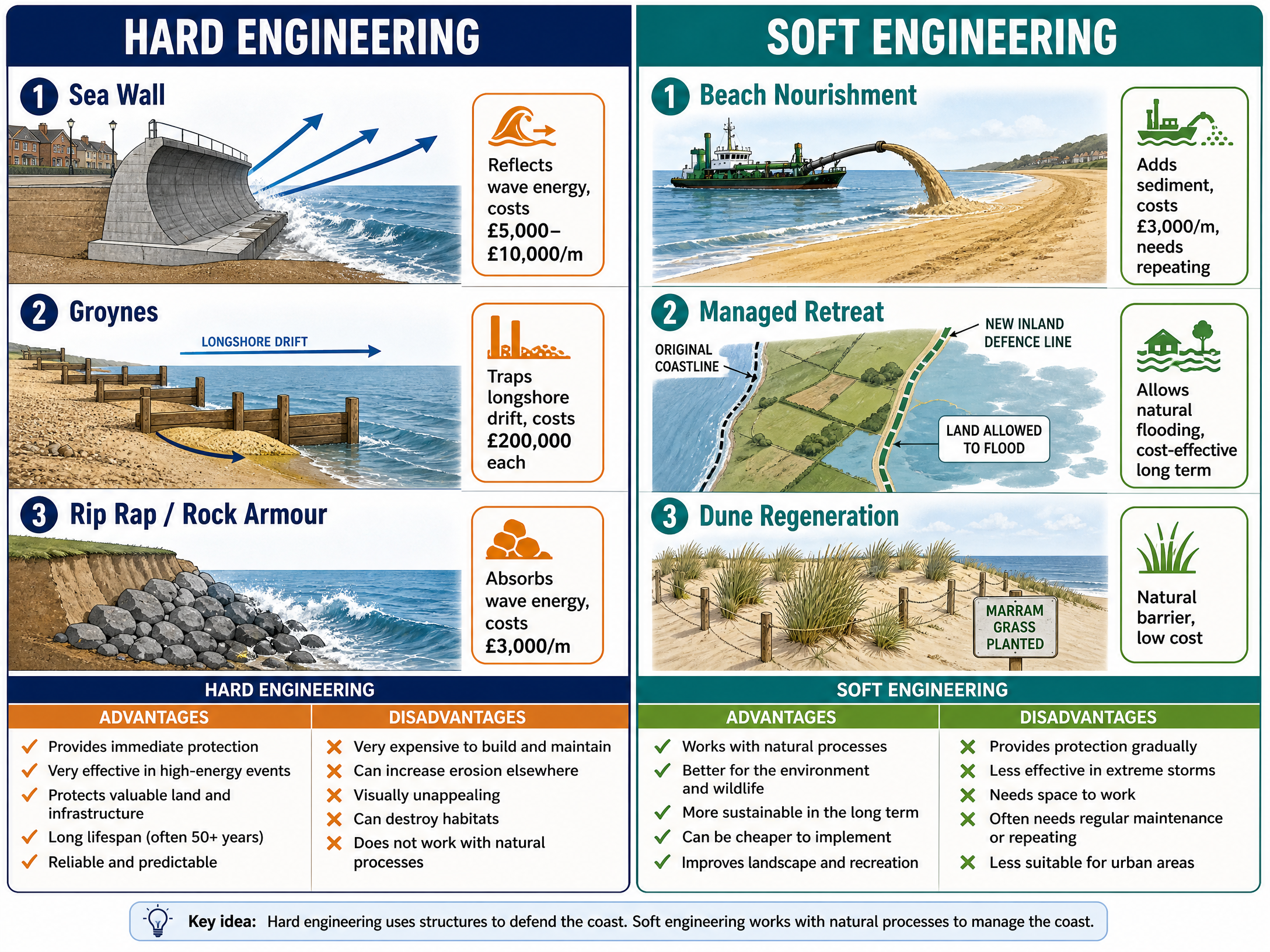 Hard vs Soft Engineering Strategies