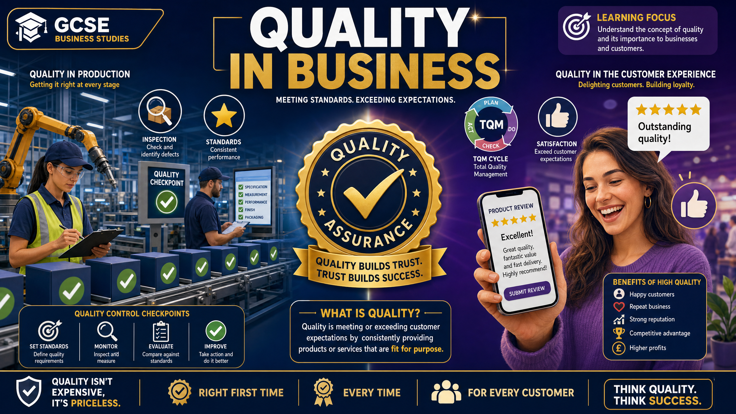 Quality in Business: Meeting Standards, Exceeding Expectations