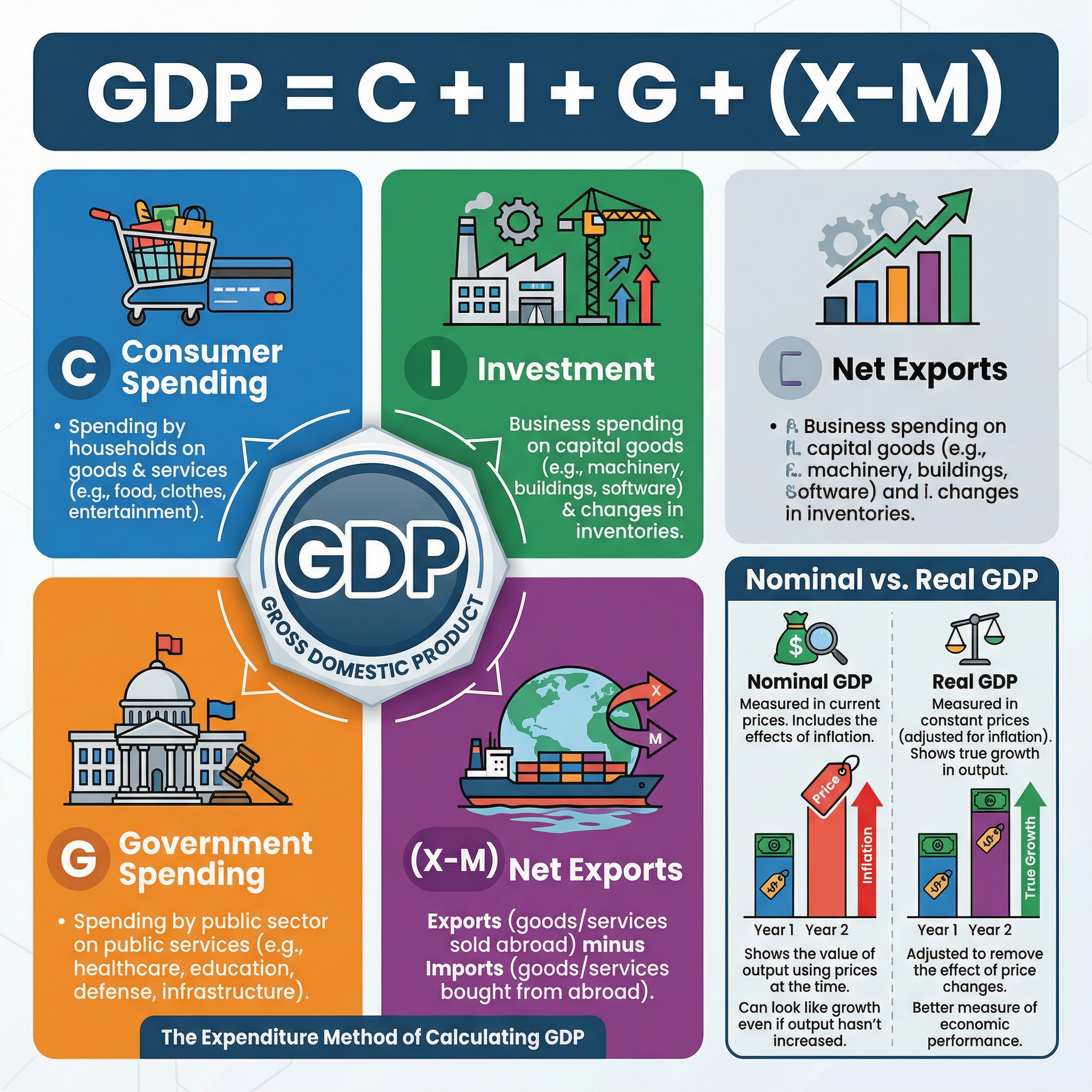 Diagram: How GDP is Measured.
