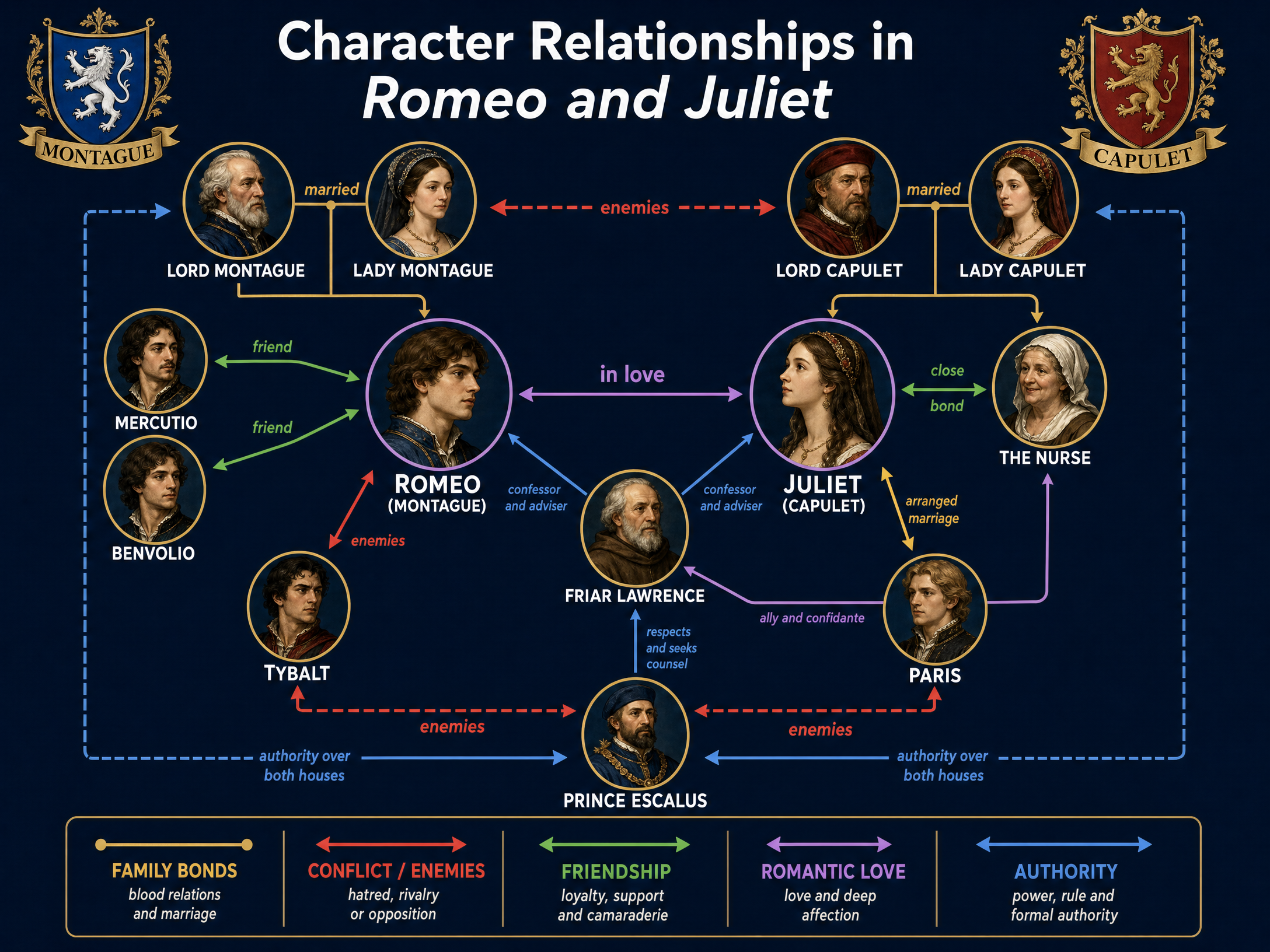 Character Relationships in Romeo and Juliet