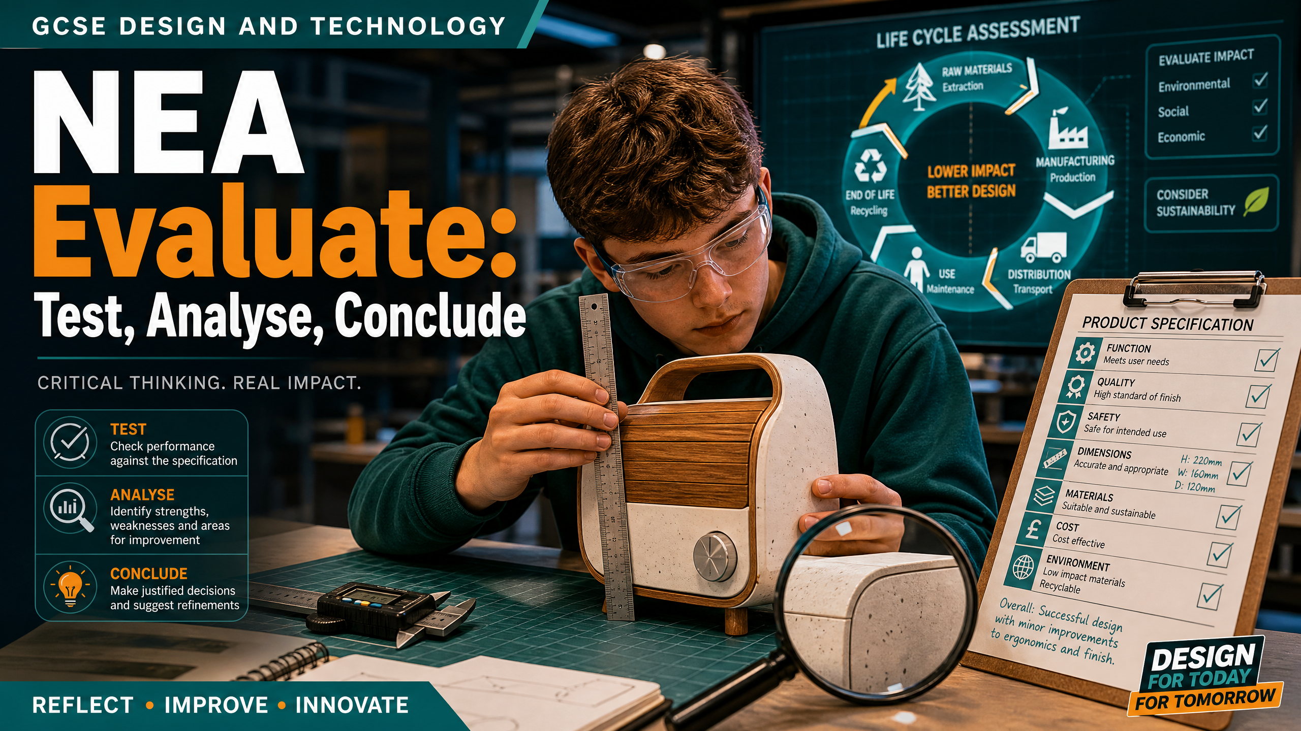 Header image for Component 2: Non-examined assessment (NEA) - Make