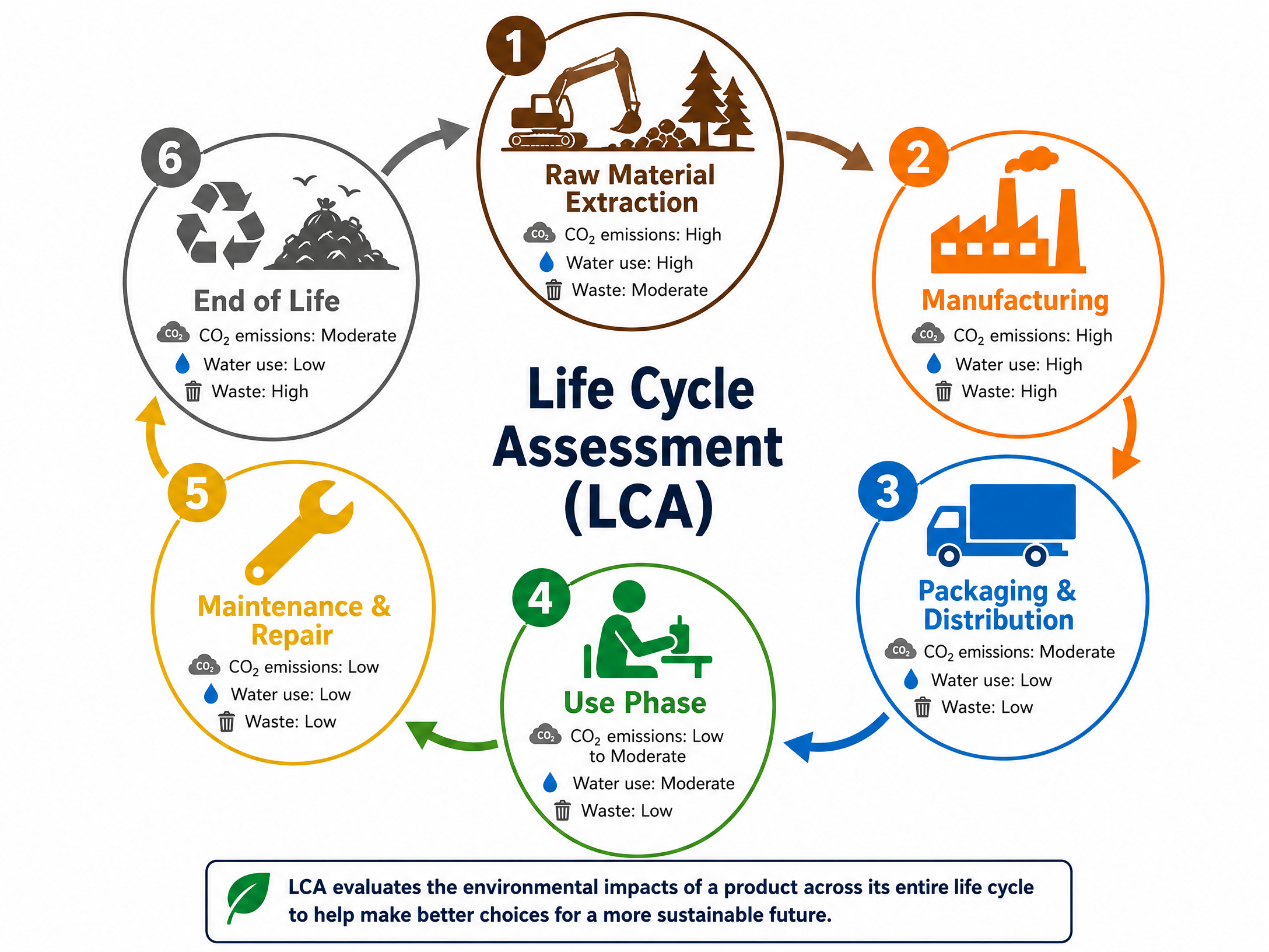 The 6 Stages of Life Cycle Assessment (LCA)