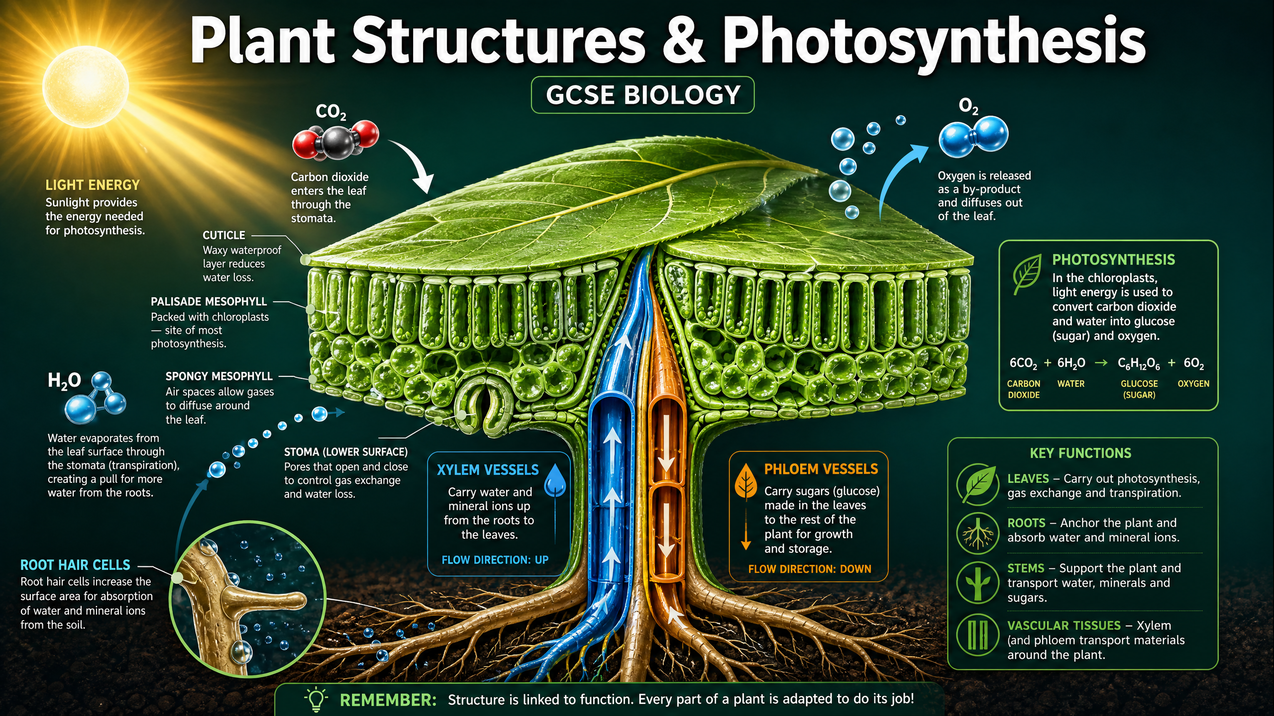 Plant Structures & Photosynthesis