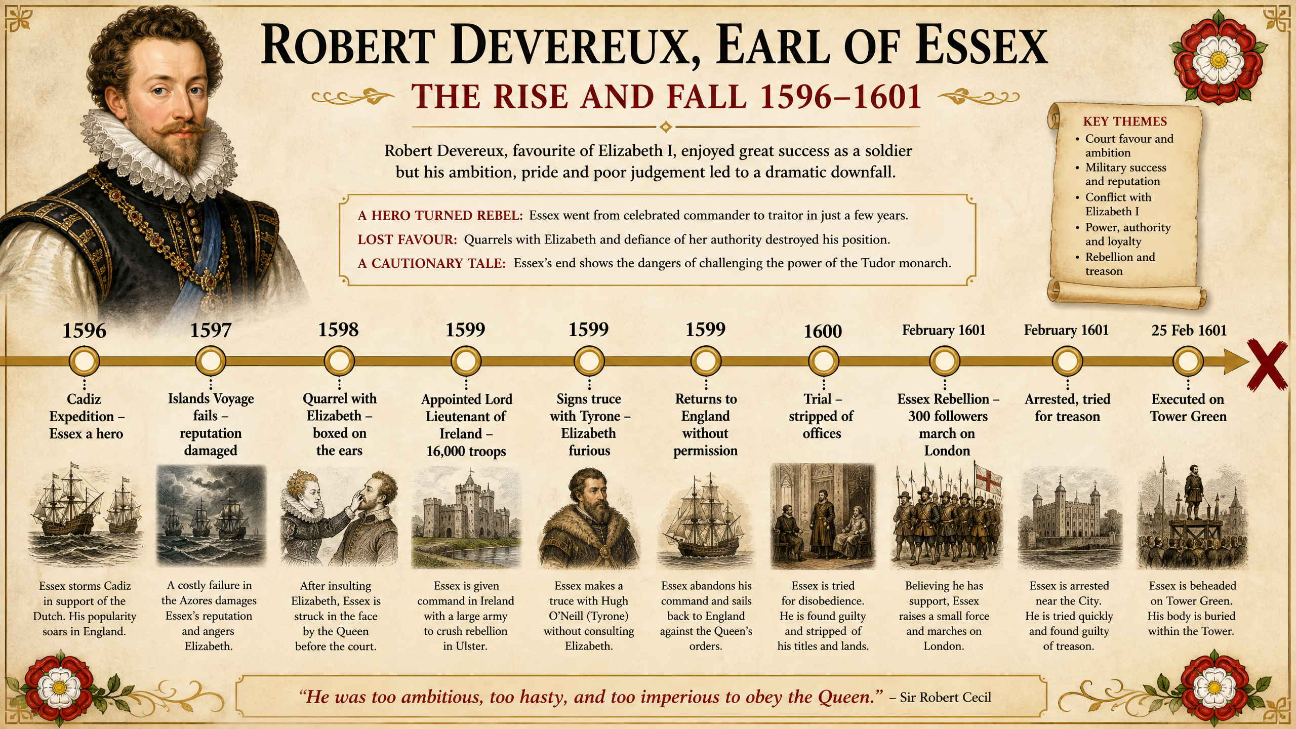 The Rise and Fall of the Earl of Essex