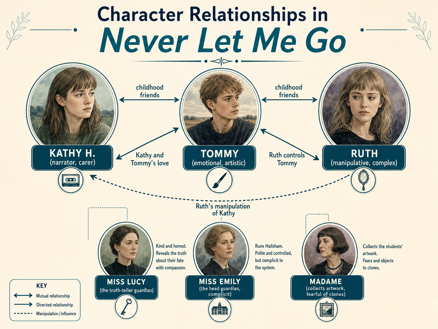 Character Relationships in Never Let Me Go