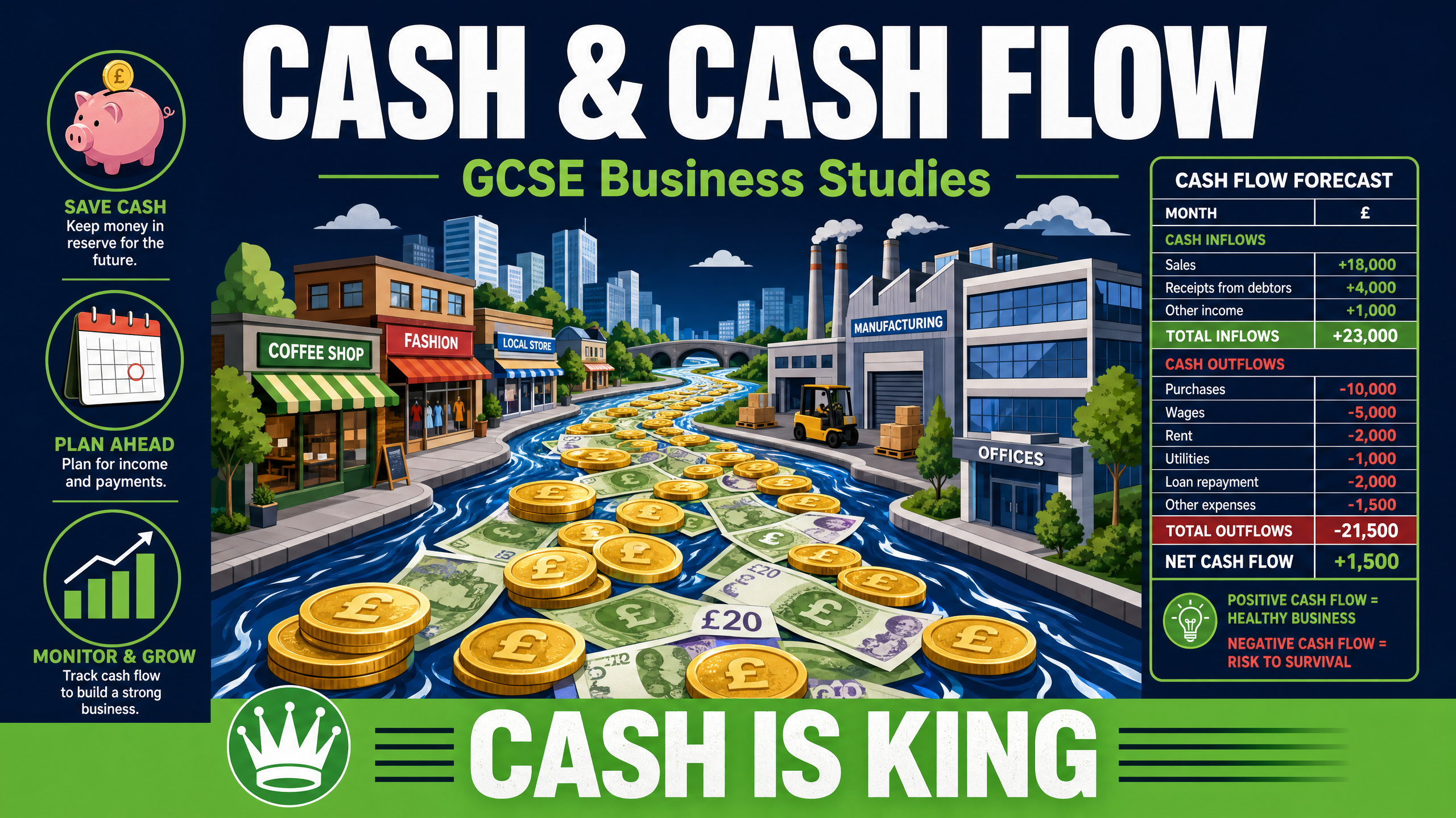 Cash & Cash Flow Study Guide